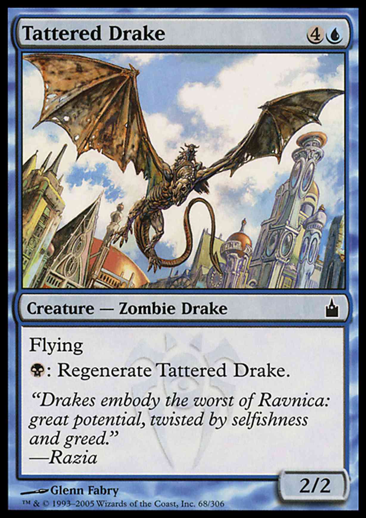 Tattered Drake magic card front