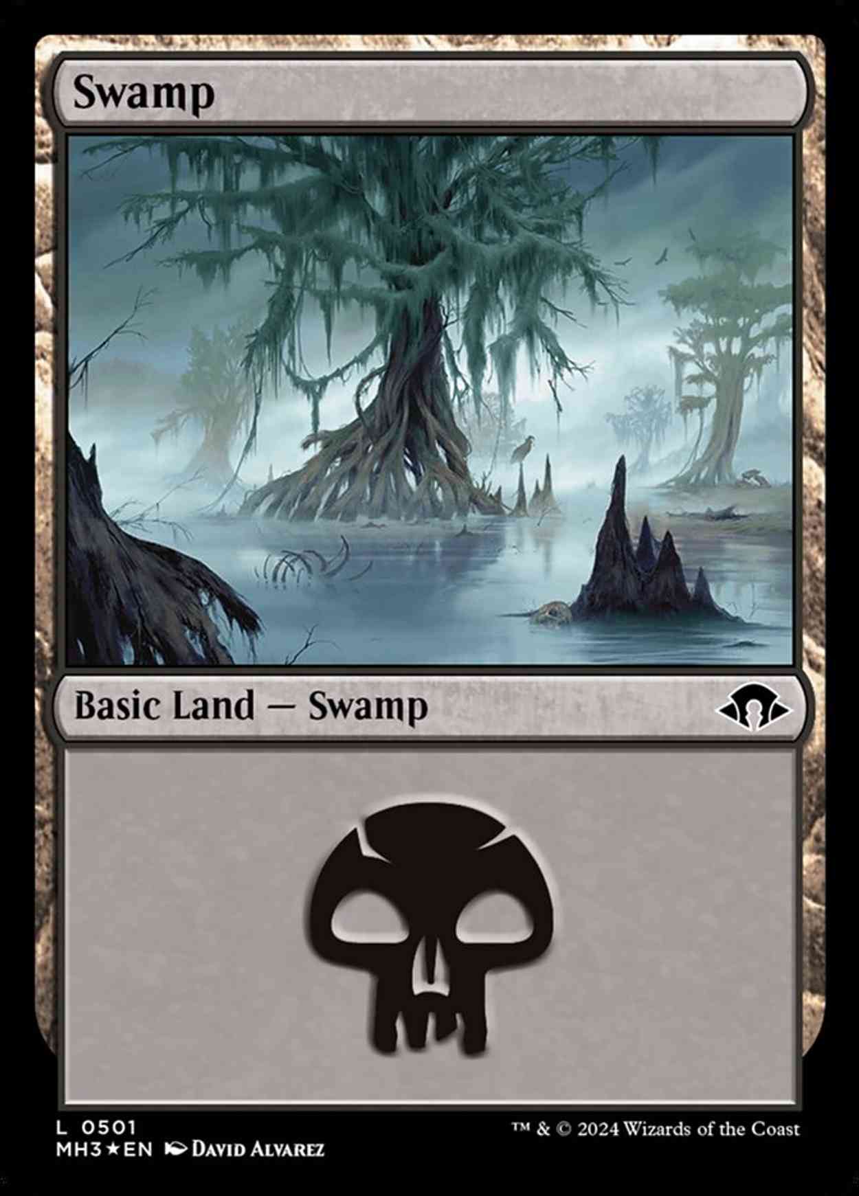 Swamp (0501) (Ripple Foil) magic card front