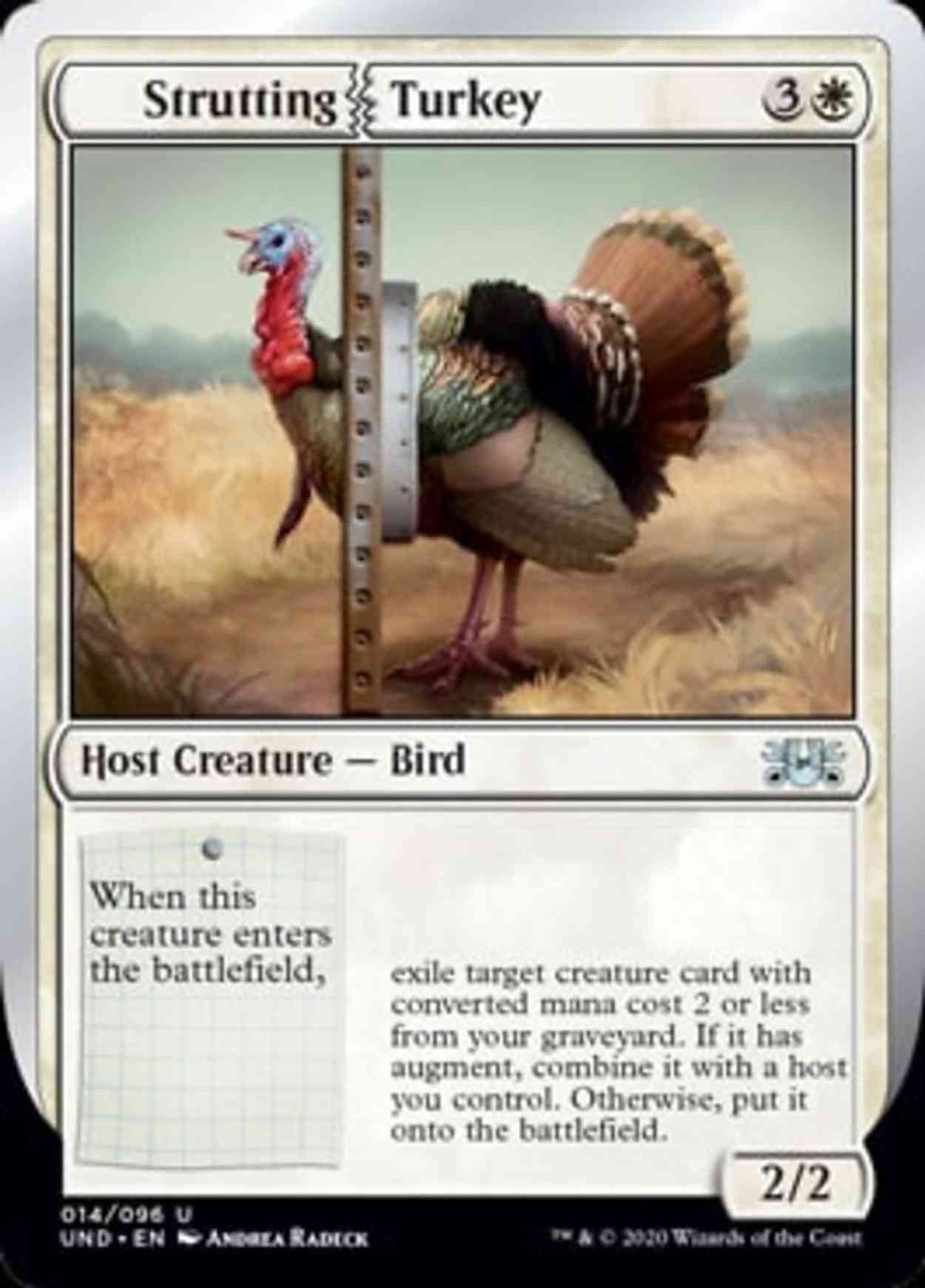 Strutting Turkey magic card front