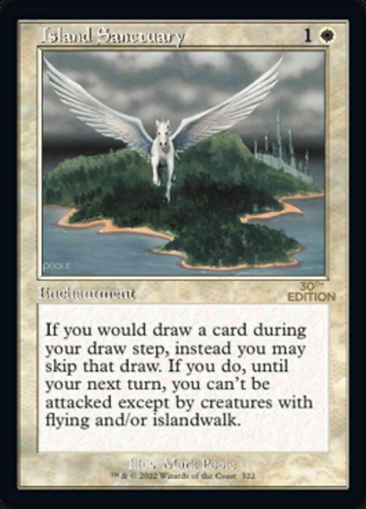 Island Sanctuary (Retro Frame) magic card front