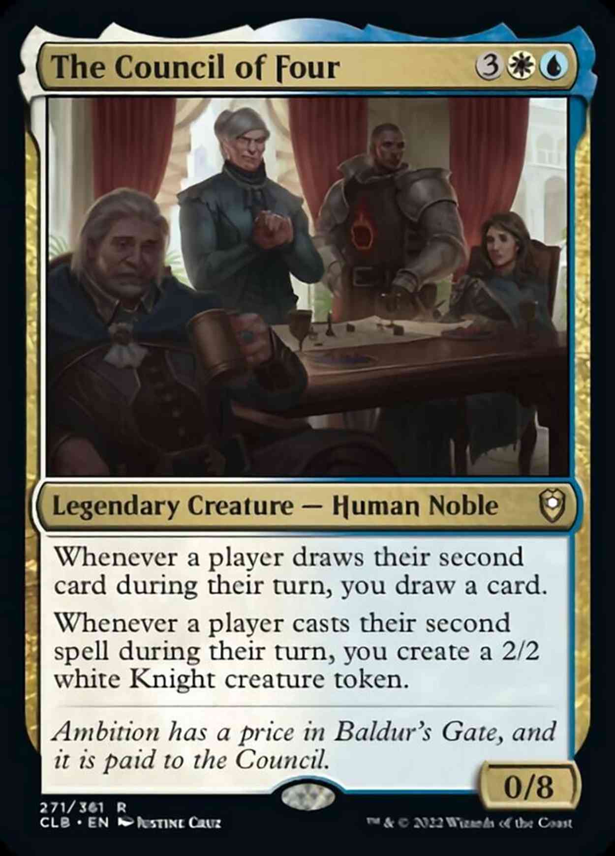 The Council of Four magic card front