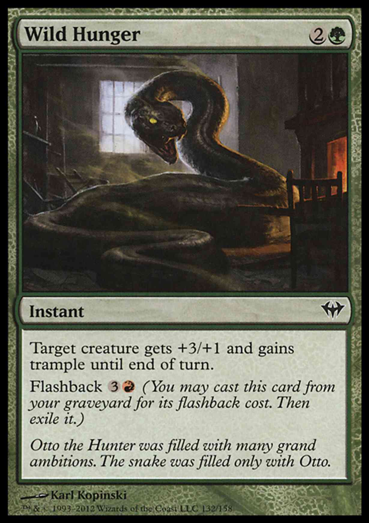 Wild Hunger magic card front
