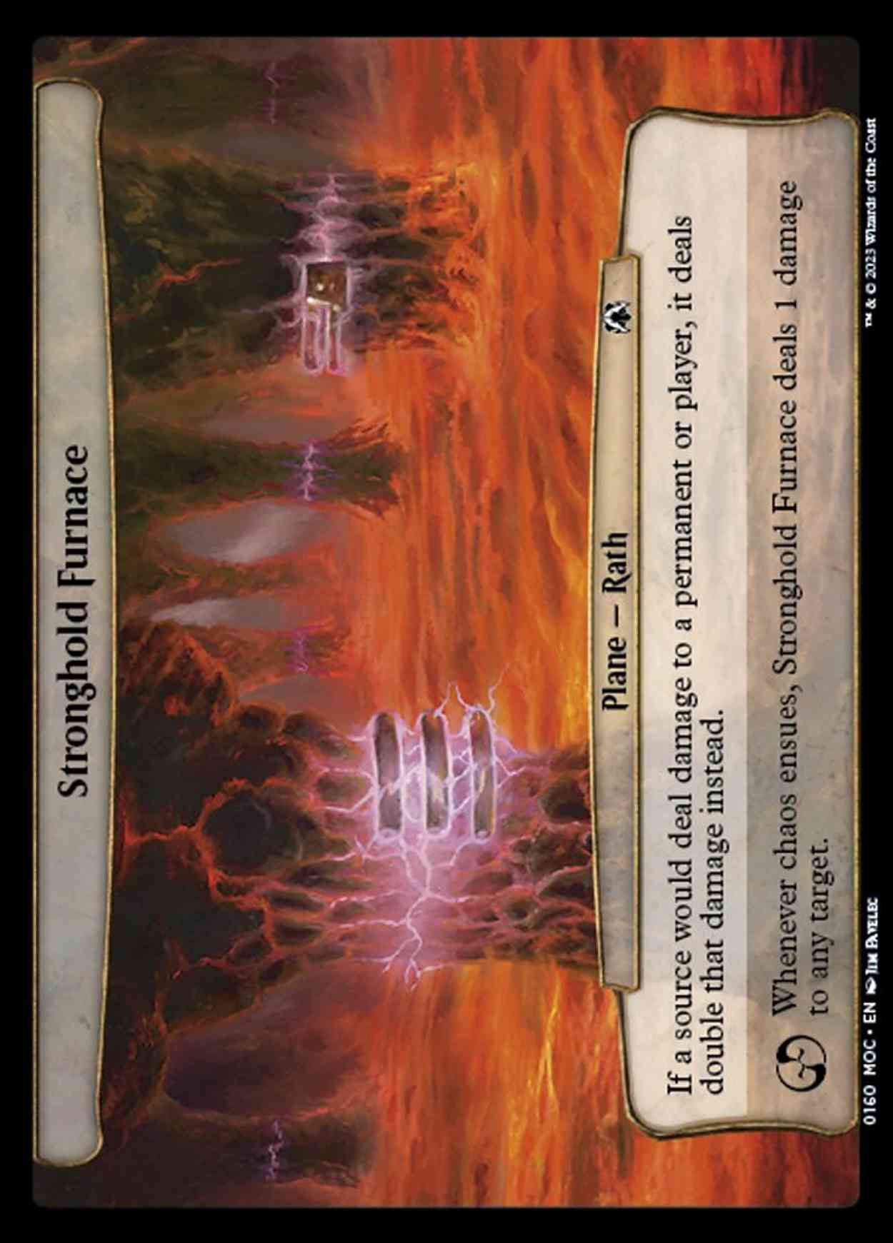 Stronghold Furnace magic card front