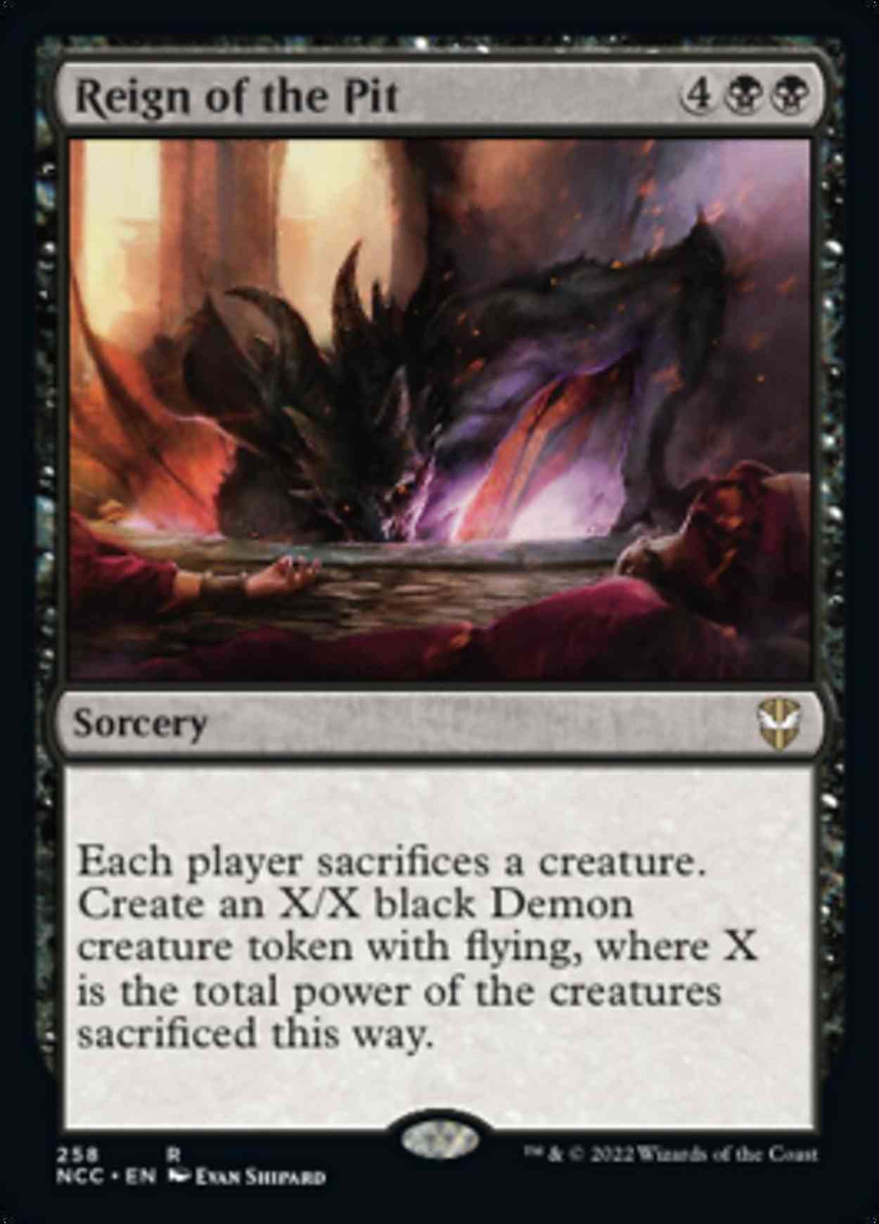 Reign of the Pit magic card front