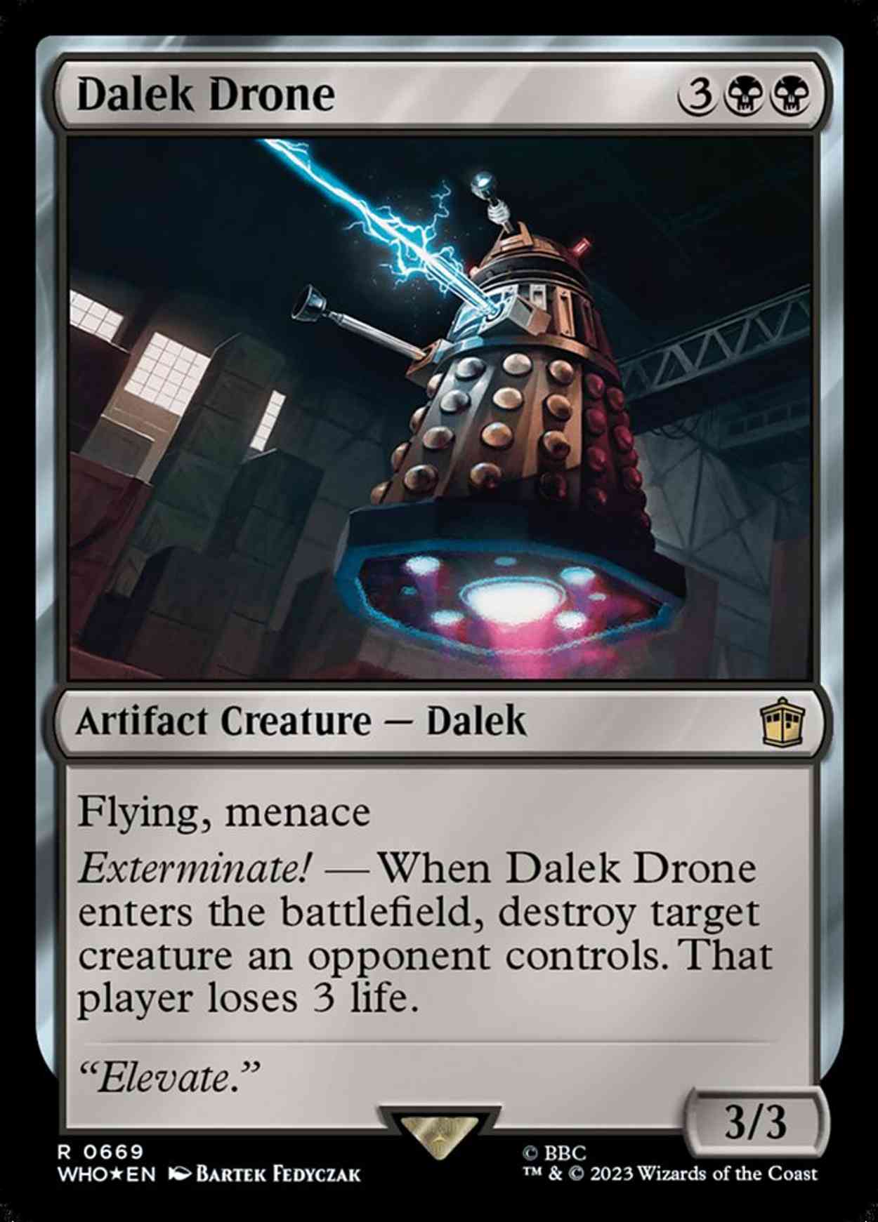 Dalek Drone (Surge Foil) magic card front