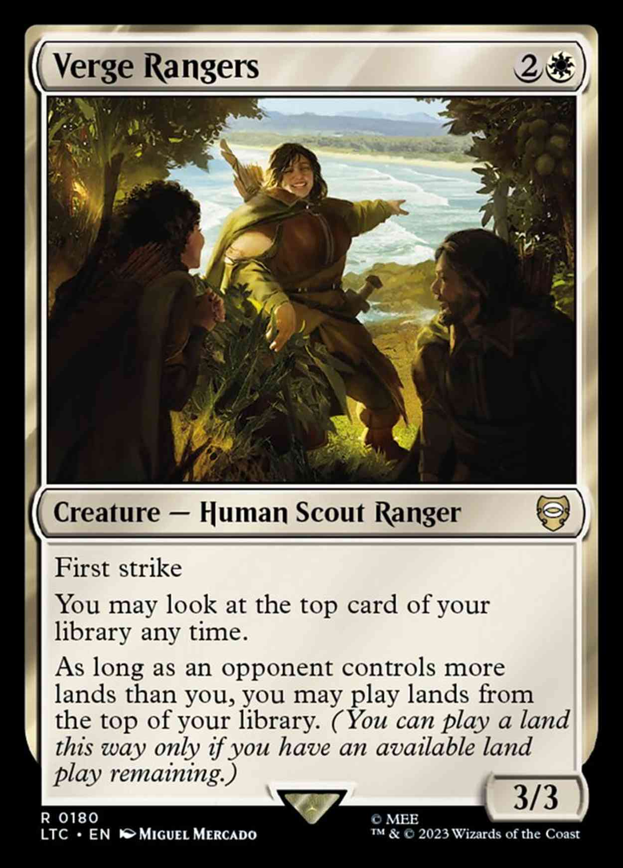 Verge Rangers magic card front