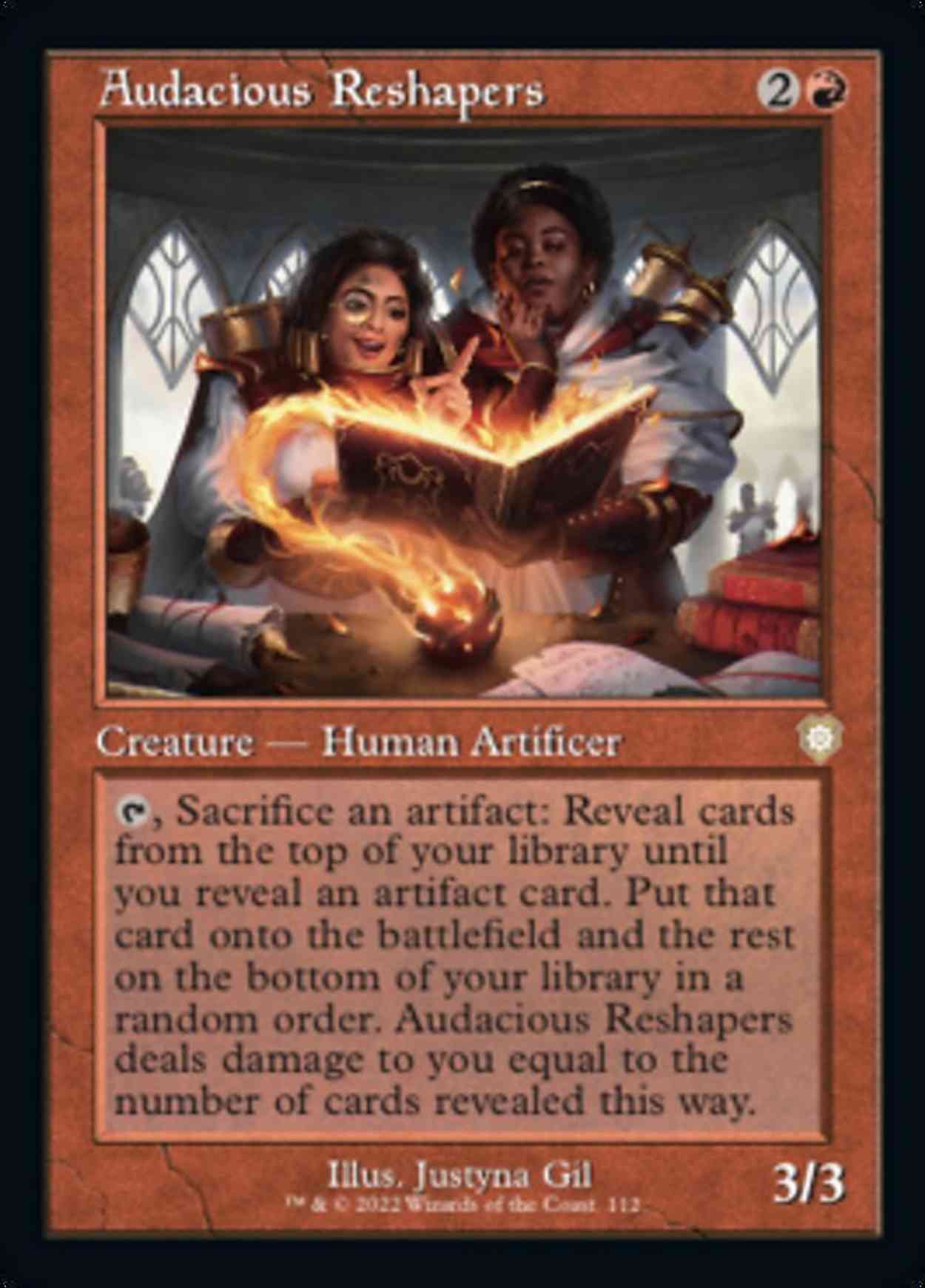 Audacious Reshapers magic card front