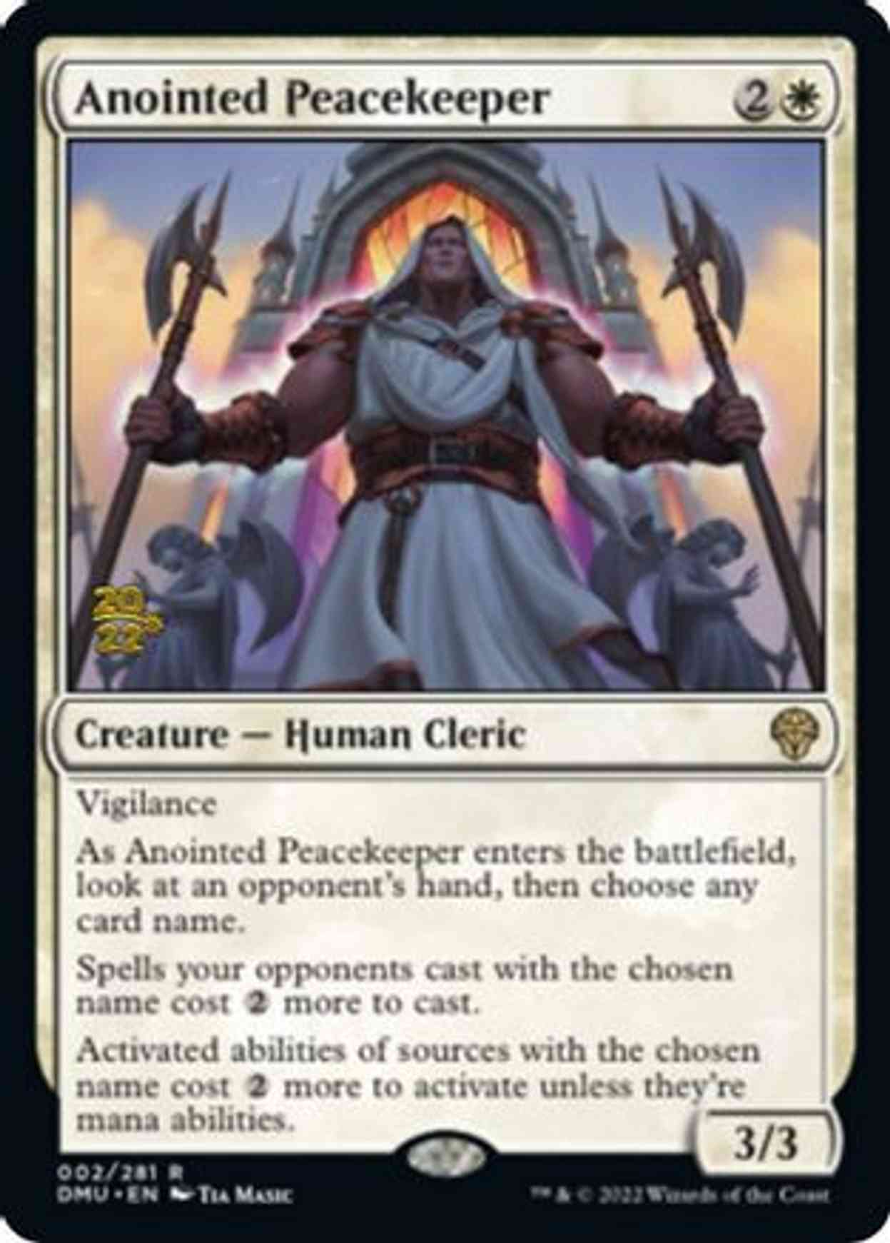 Anointed Peacekeeper magic card front