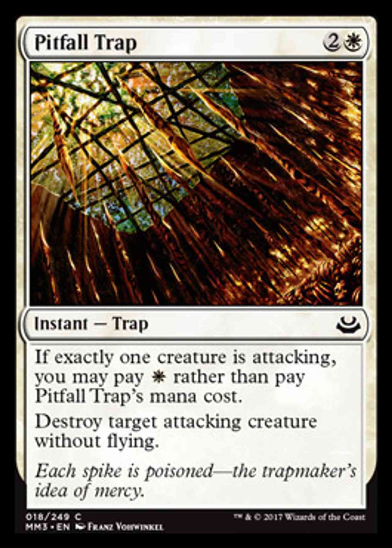 Pitfall Trap magic card front