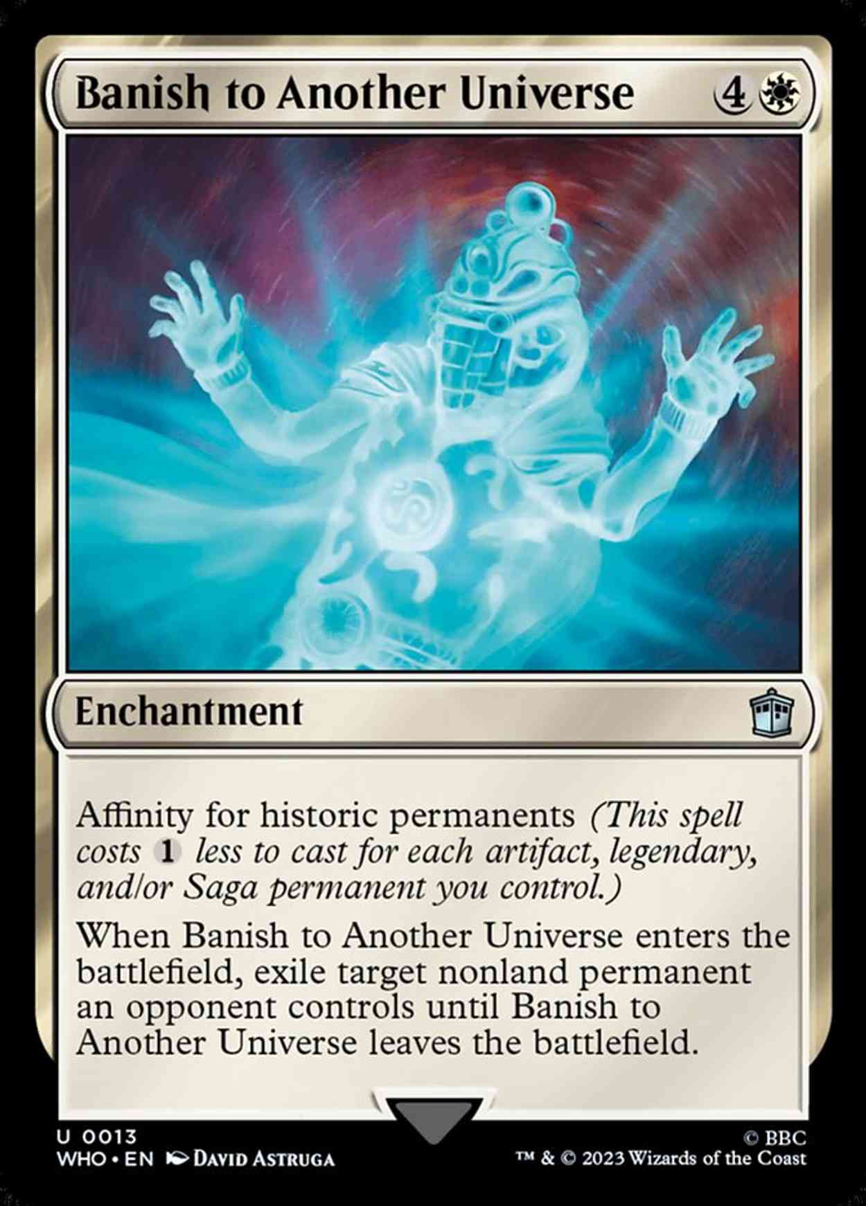 Banish to Another Universe magic card front