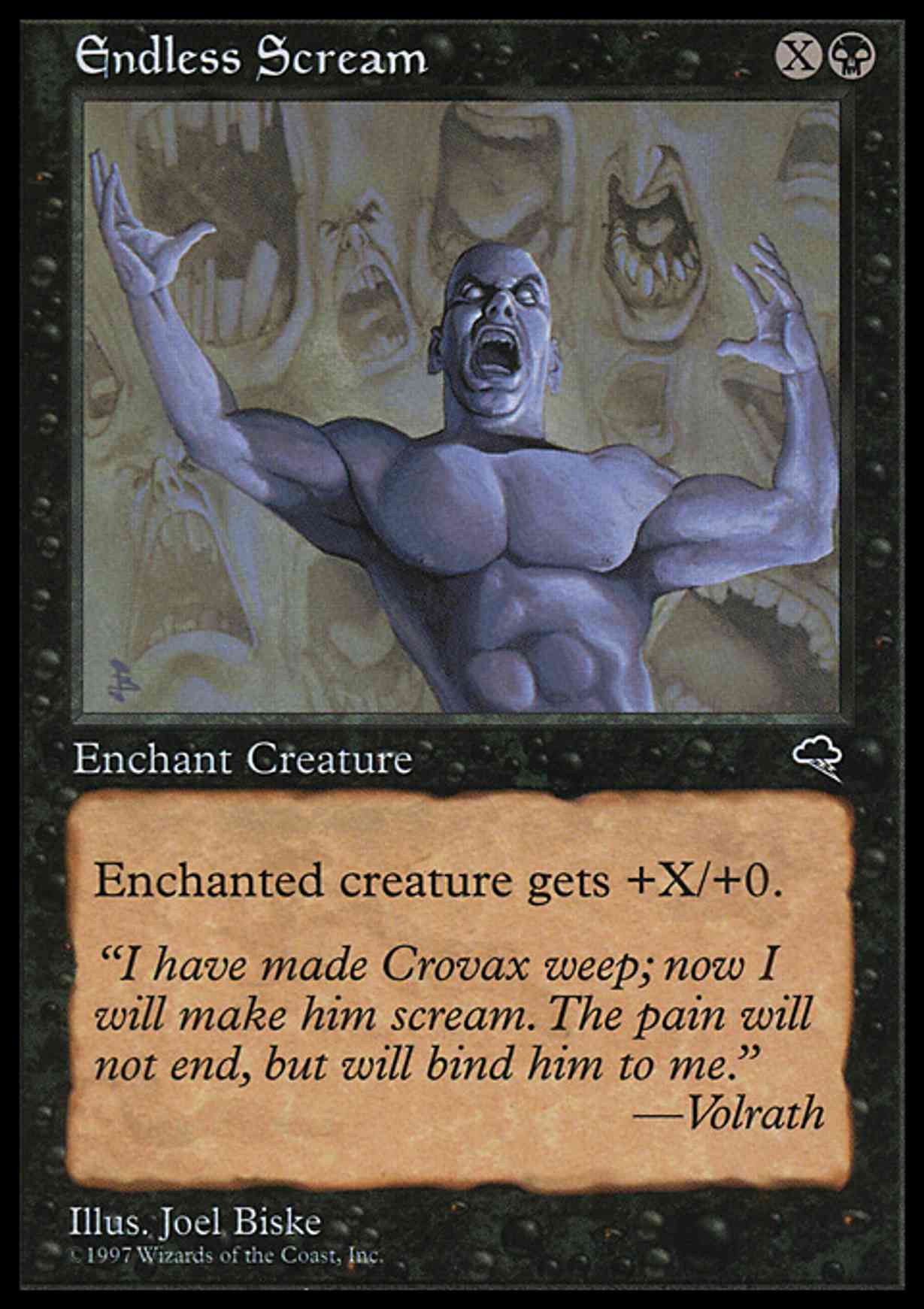 Endless Scream magic card front