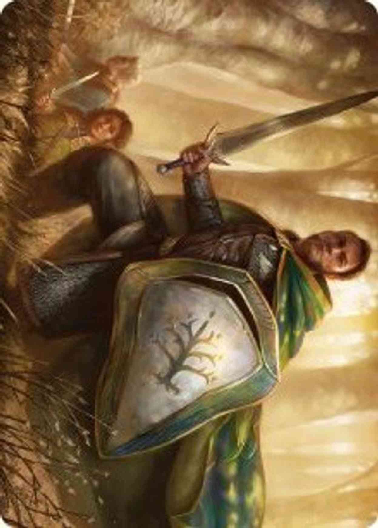 Boromir, Warden of the Tower Art Card magic card front