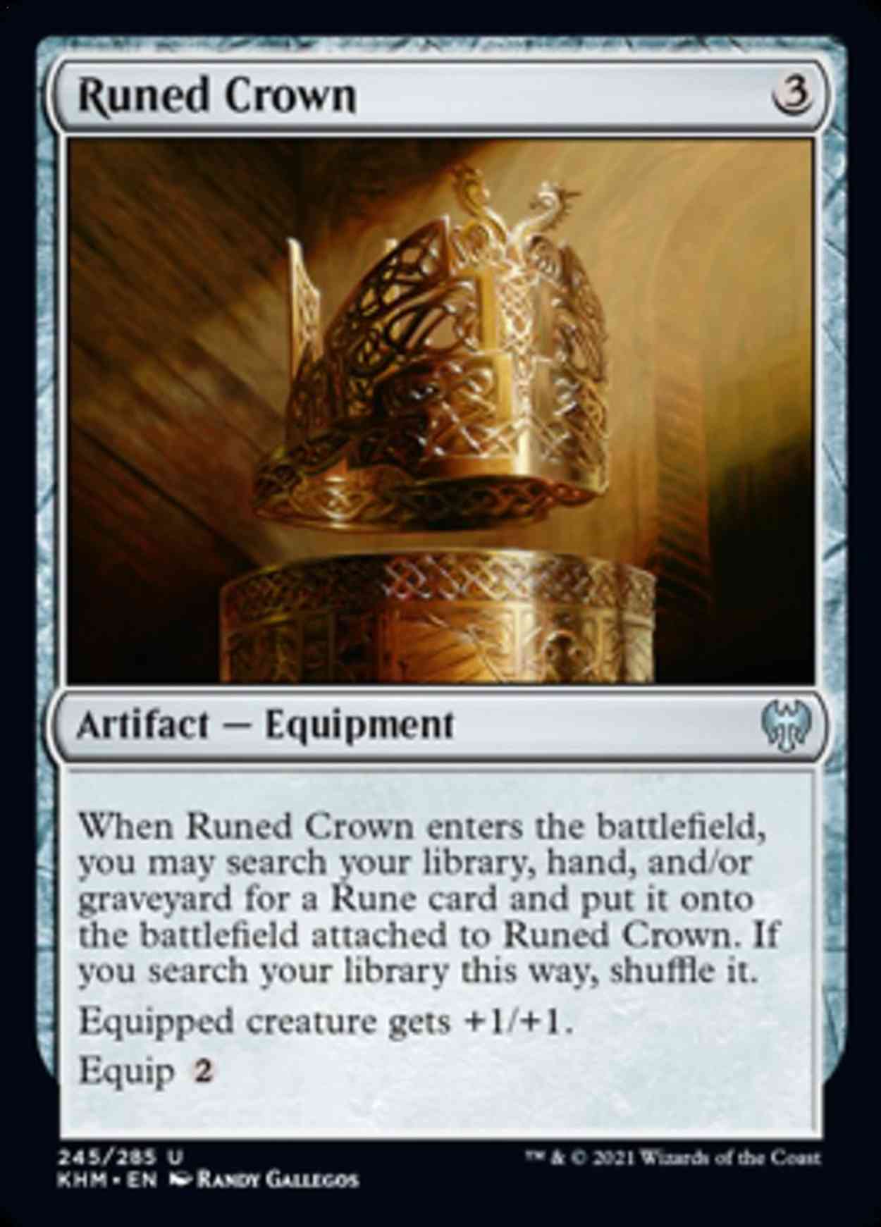 Runed Crown magic card front