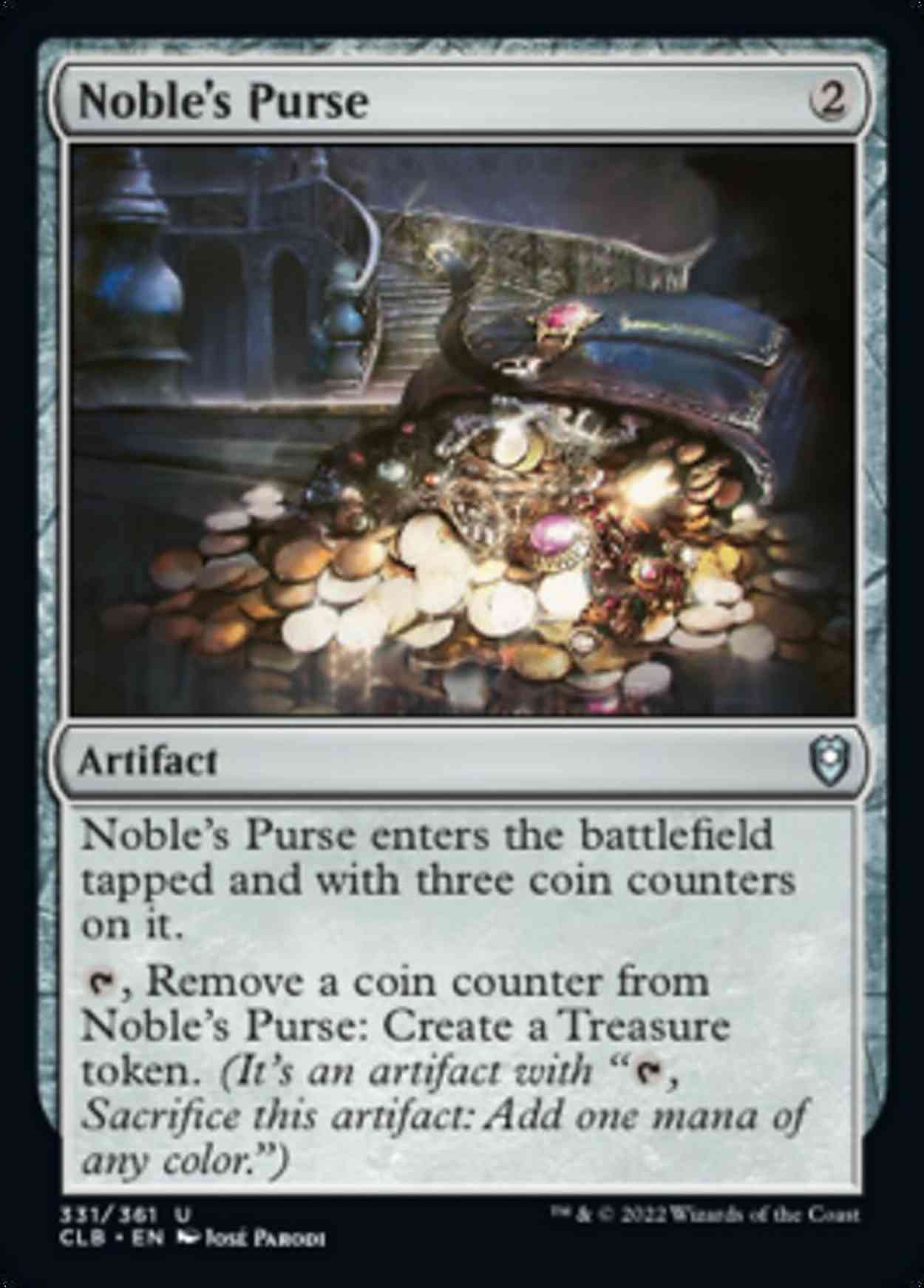 Noble's Purse magic card front