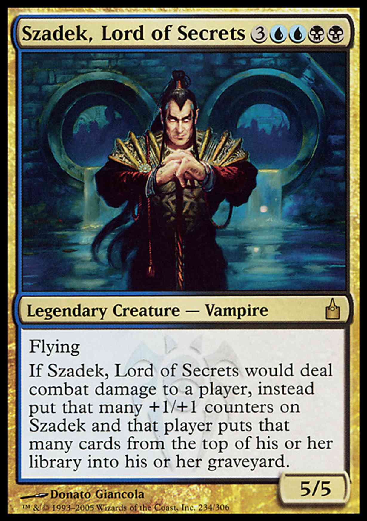 Szadek, Lord of Secrets magic card front