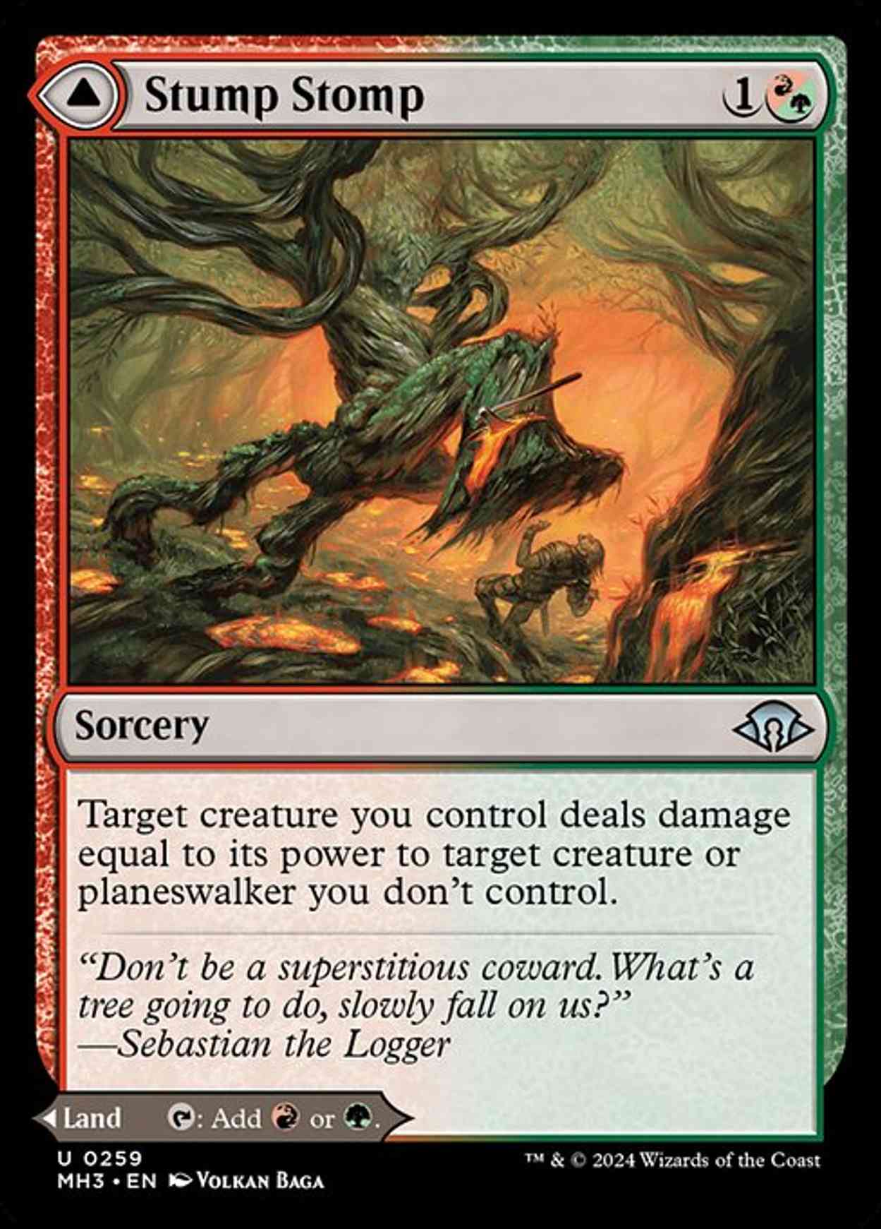 Stump Stomp magic card front