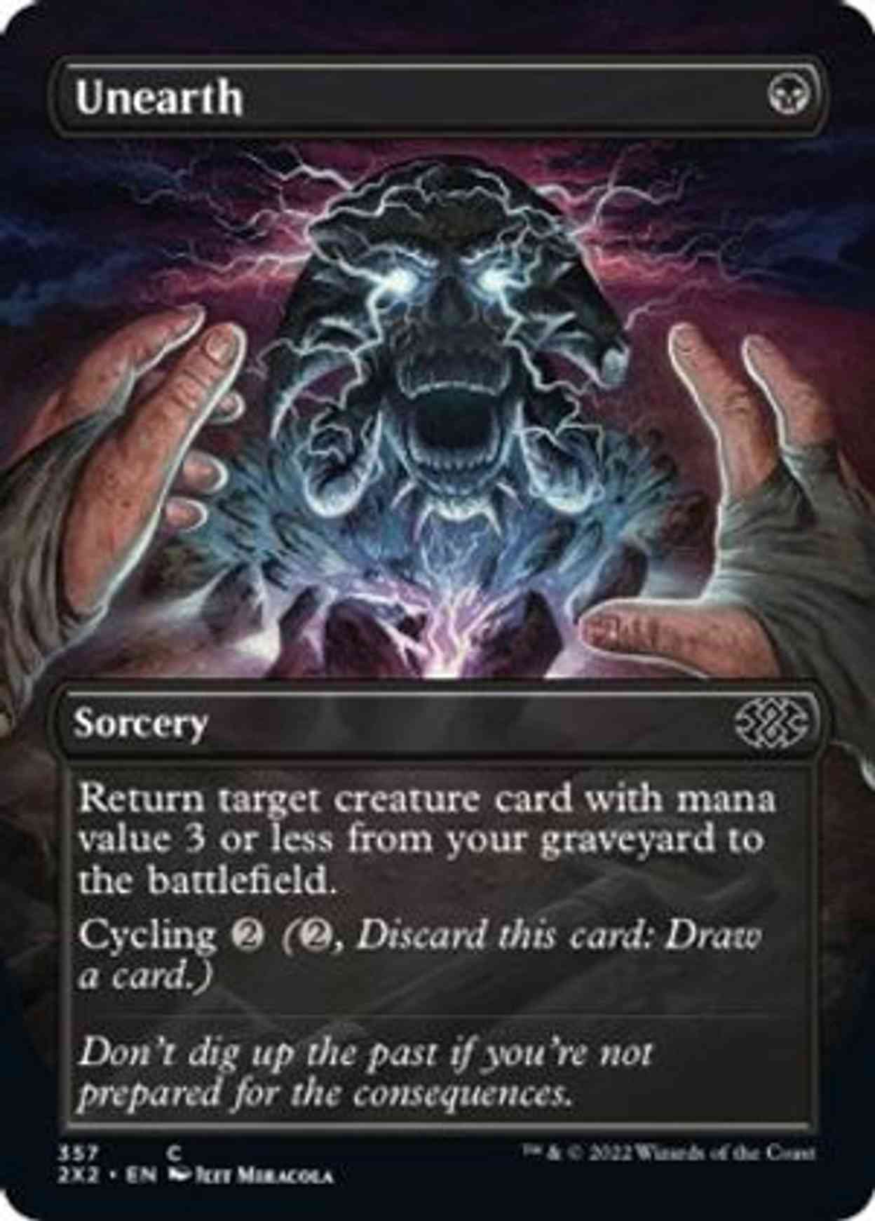 Unearth (Borderless) magic card front
