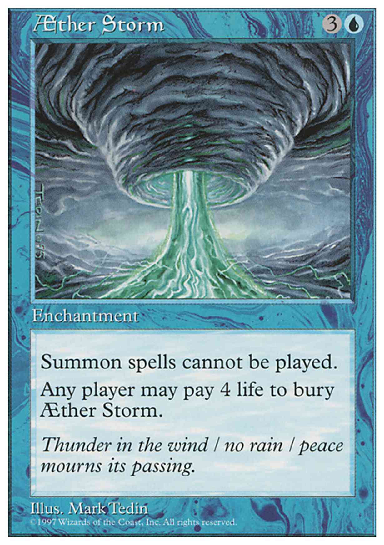 AEther Storm magic card front