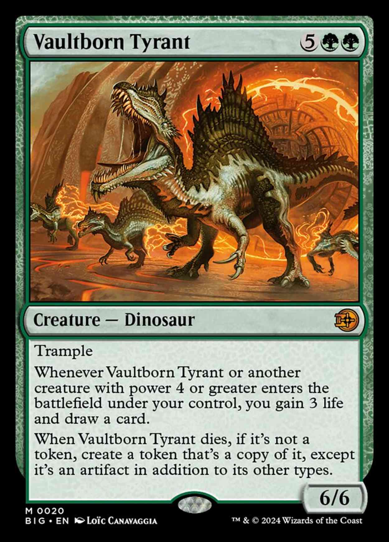 Vaultborn Tyrant magic card front