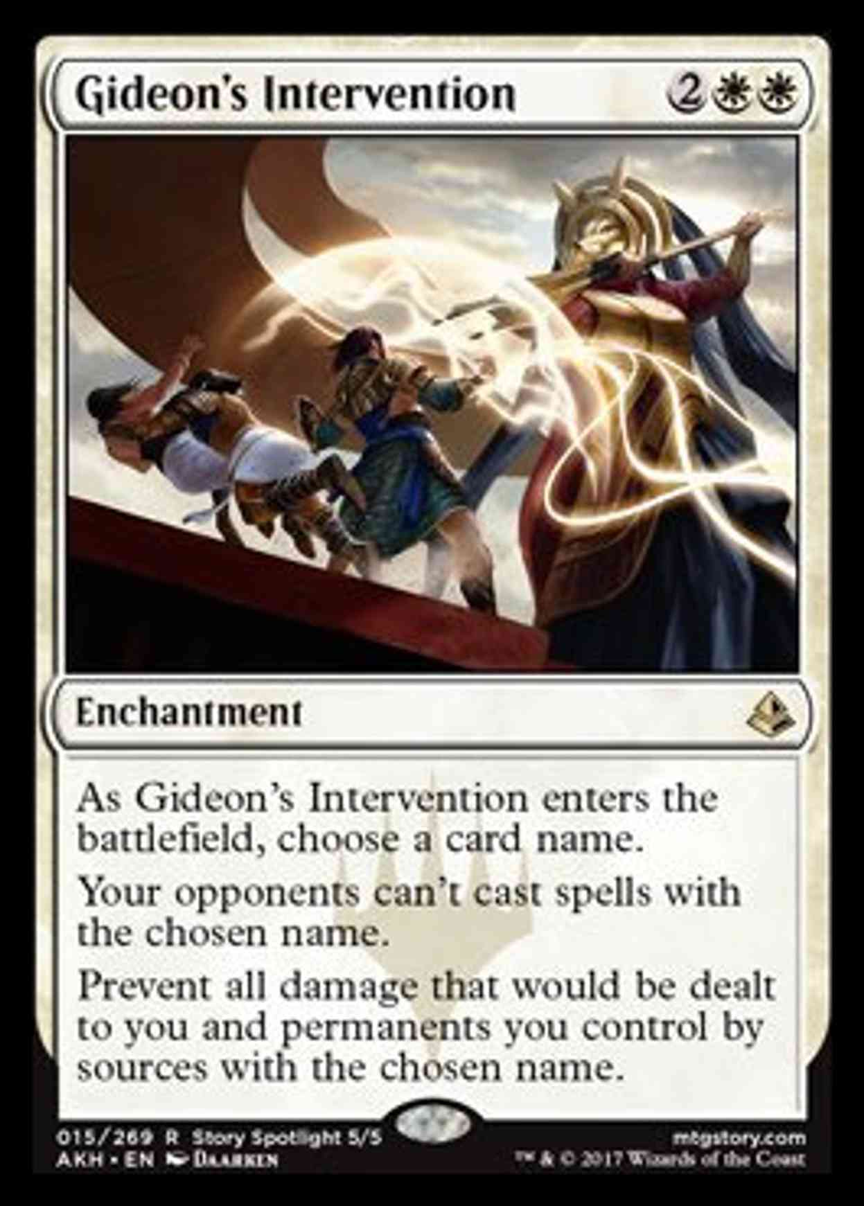 Gideon's Intervention magic card front
