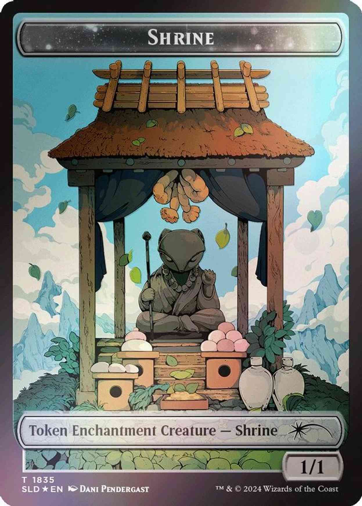 Shrine Token (Rainbow Foil) magic card front