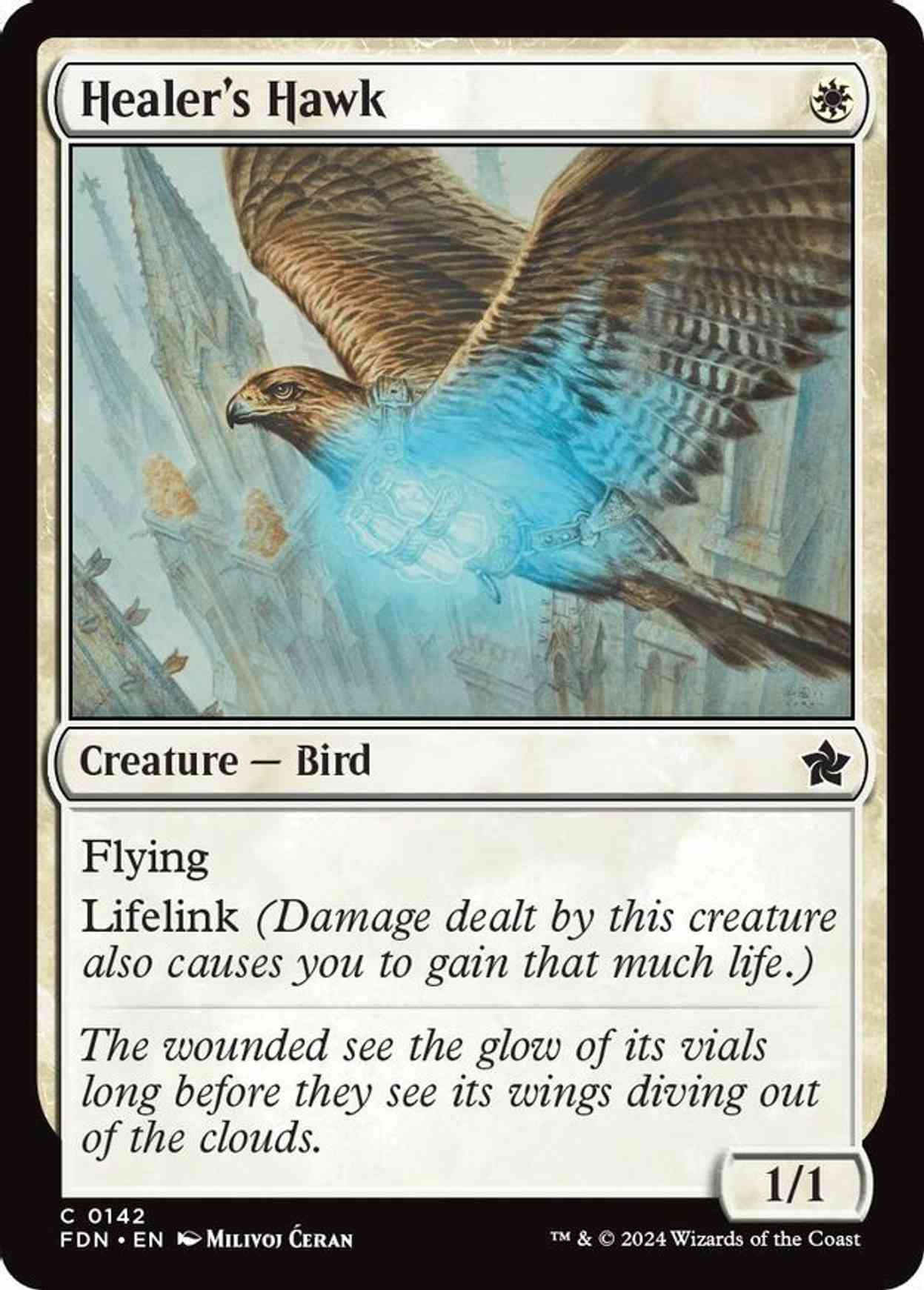 Healer's Hawk magic card front