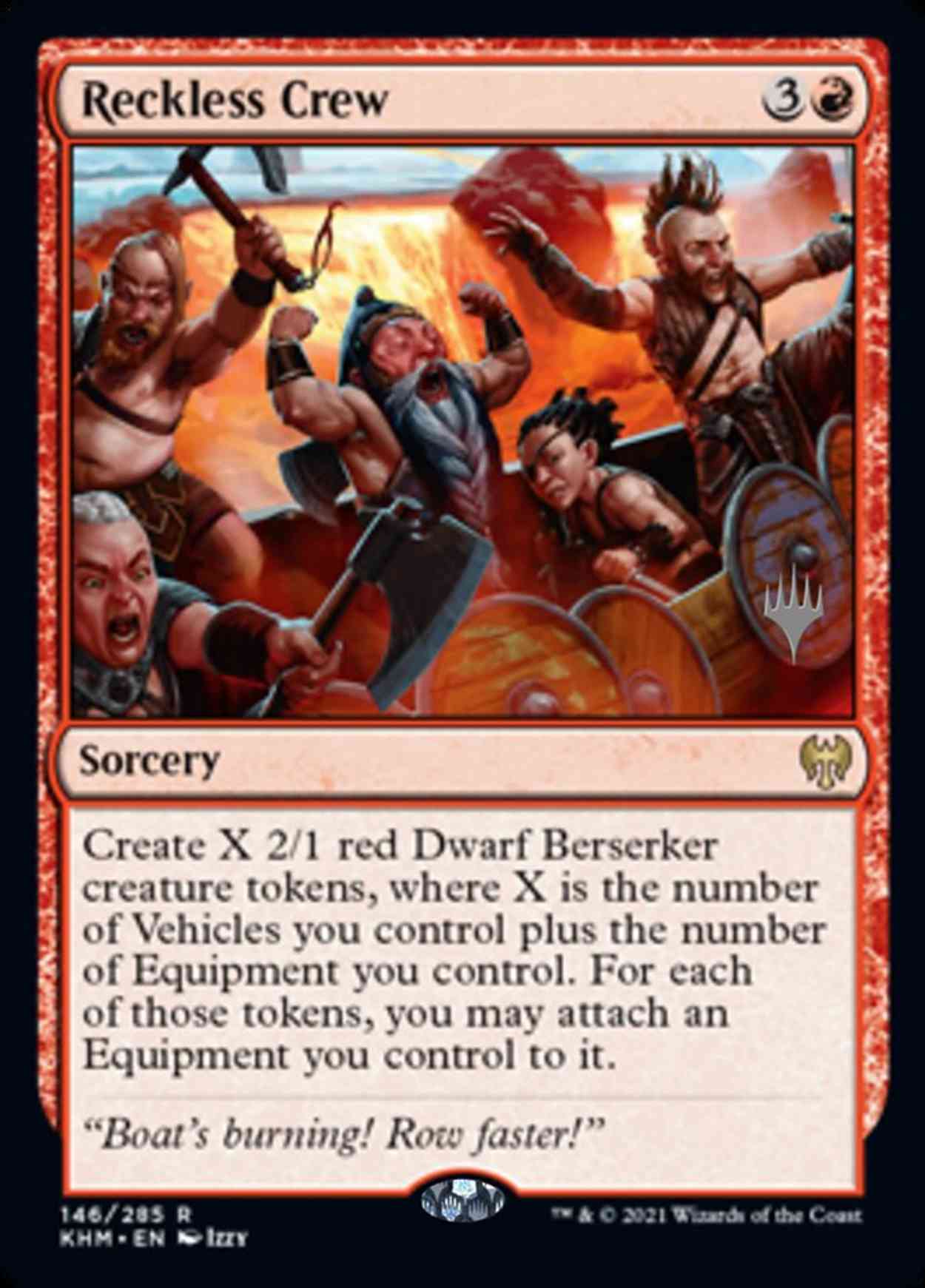 Reckless Crew magic card front