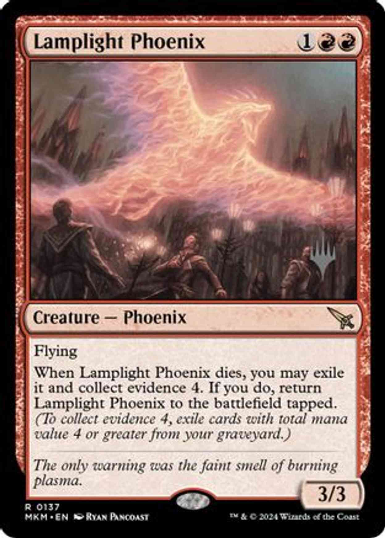 Lamplight Phoenix magic card front