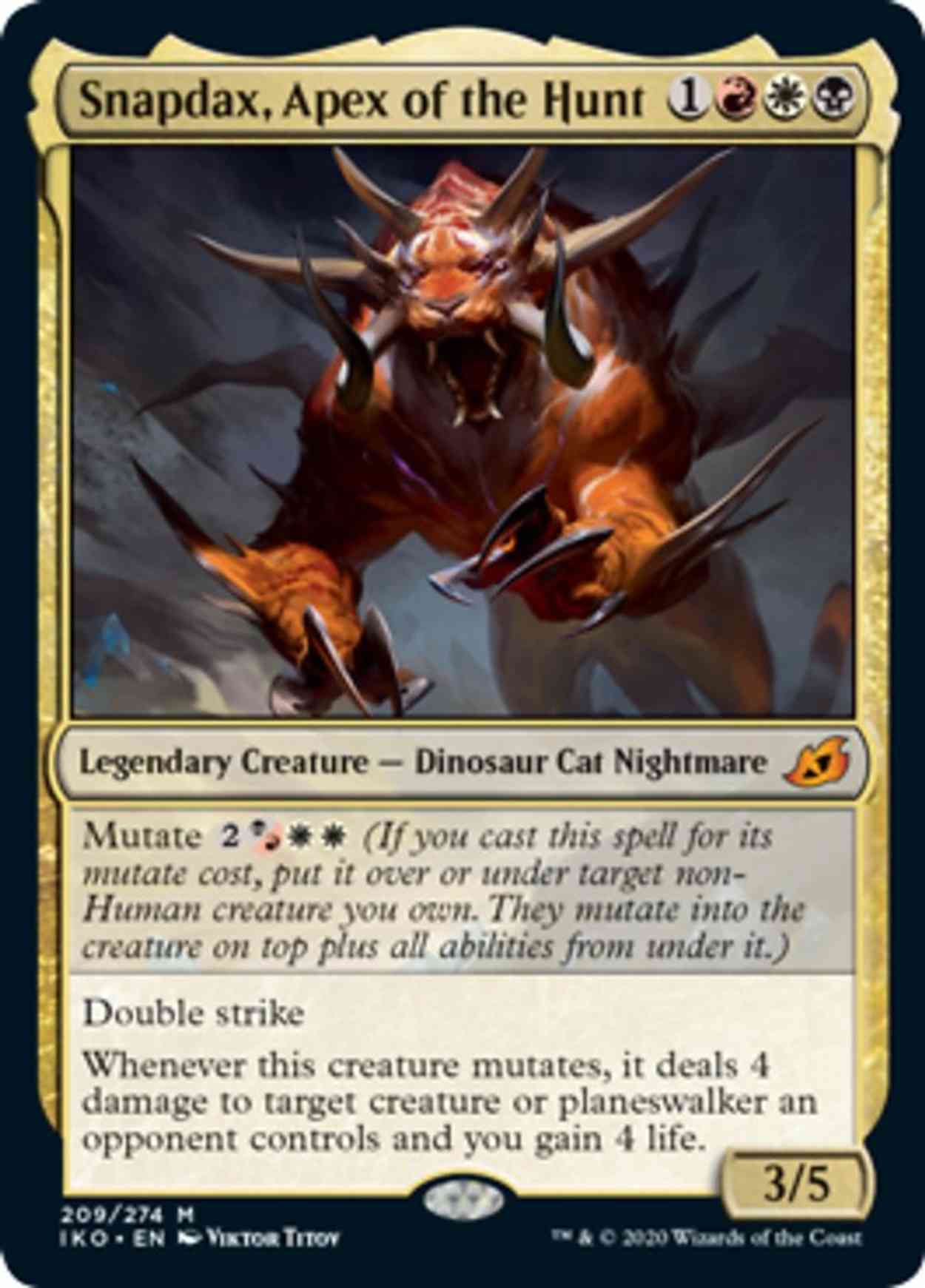 Snapdax, Apex of the Hunt magic card front