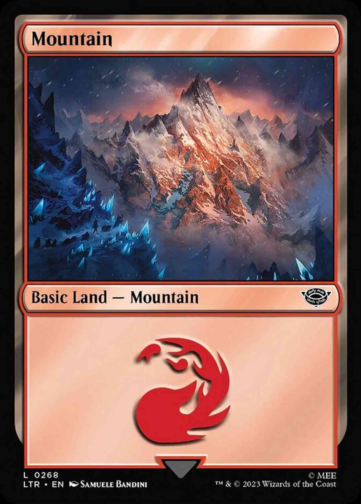 Mountain (0268) magic card front