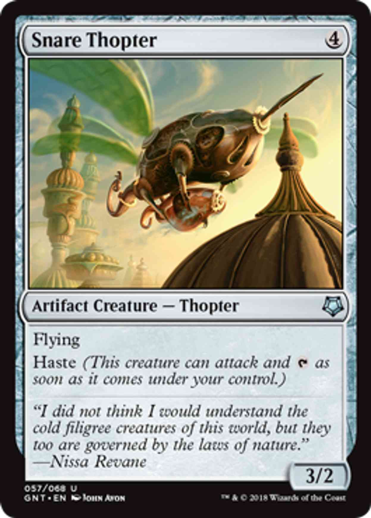 Snare Thopter magic card front