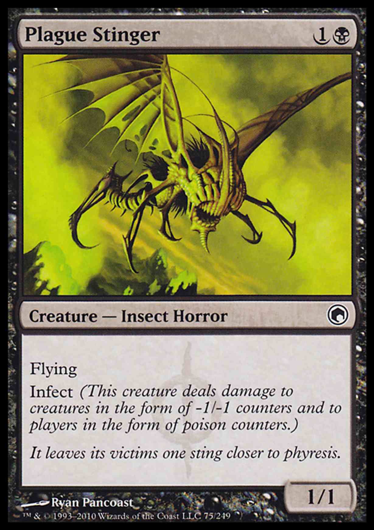 Plague Stinger magic card front