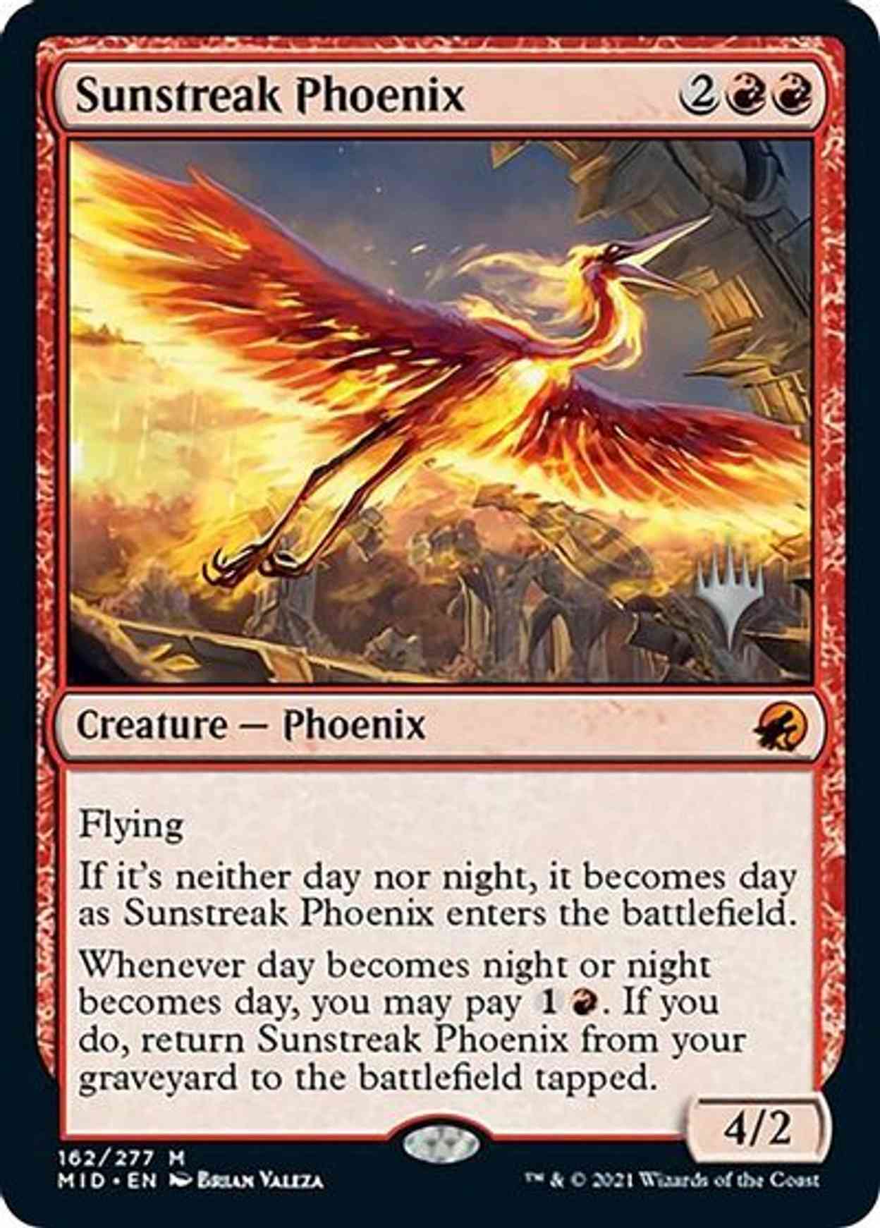 Sunstreak Phoenix magic card front