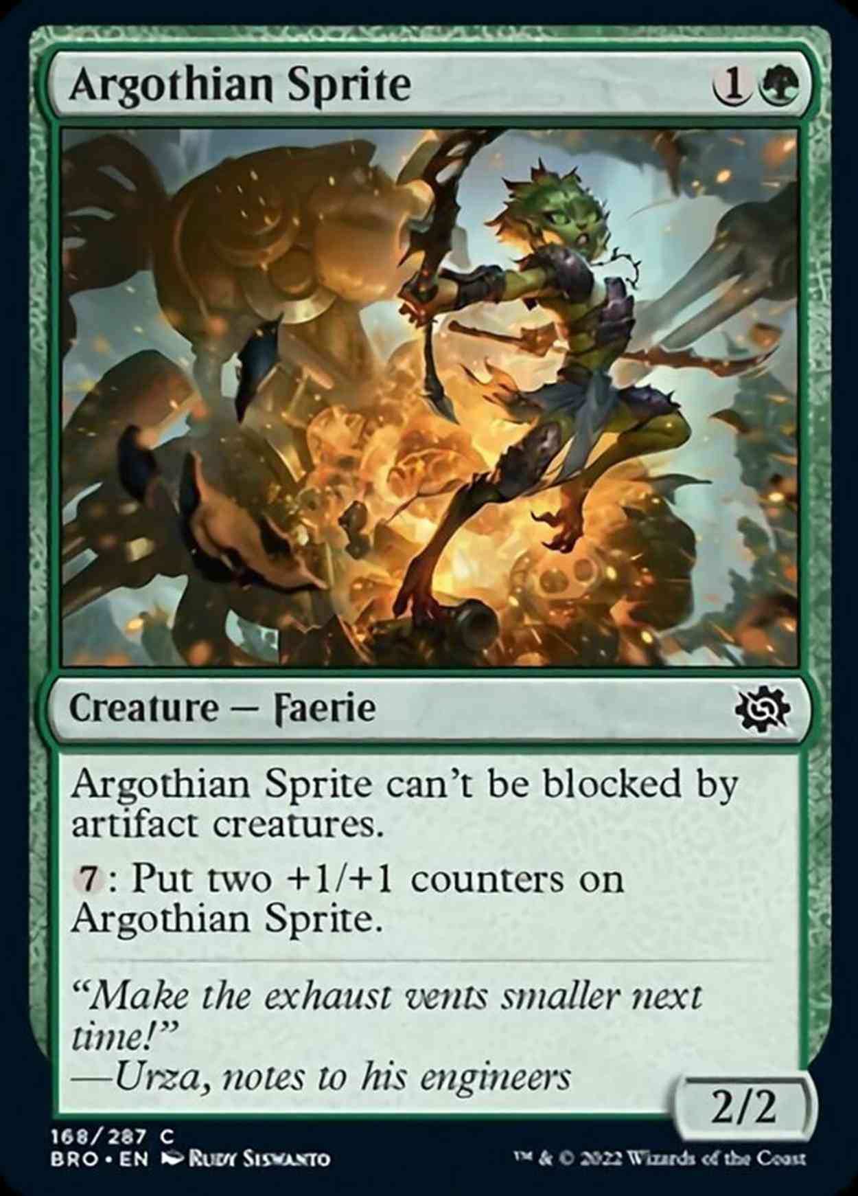 Argothian Sprite magic card front