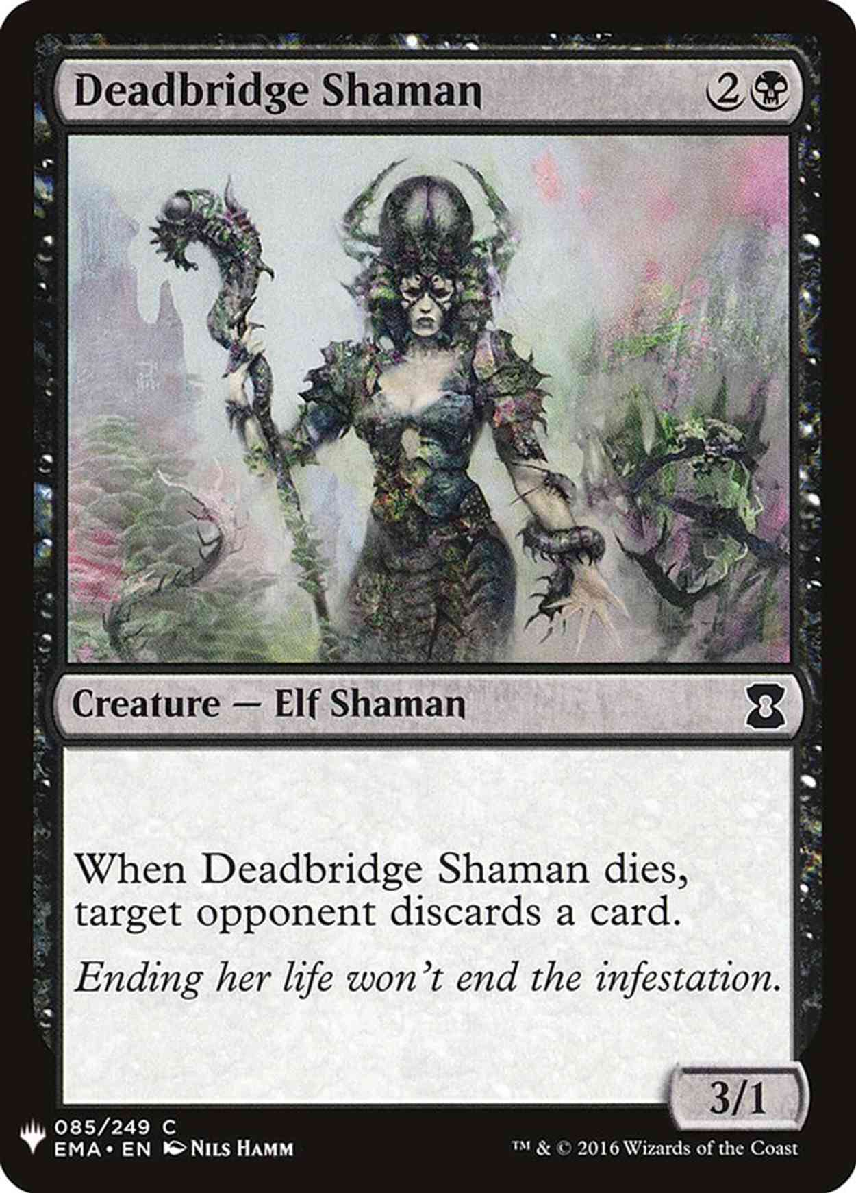 Deadbridge Shaman magic card front