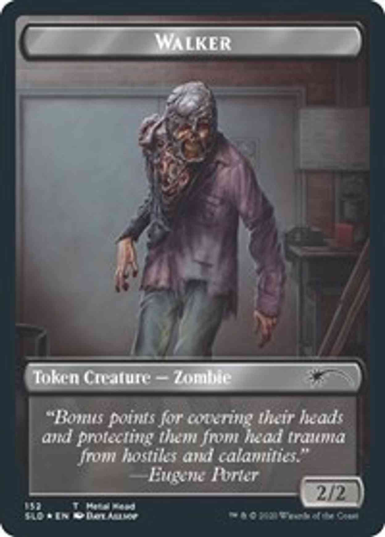 Walker (Metal Head // Treasure) Double-sided Token magic card front