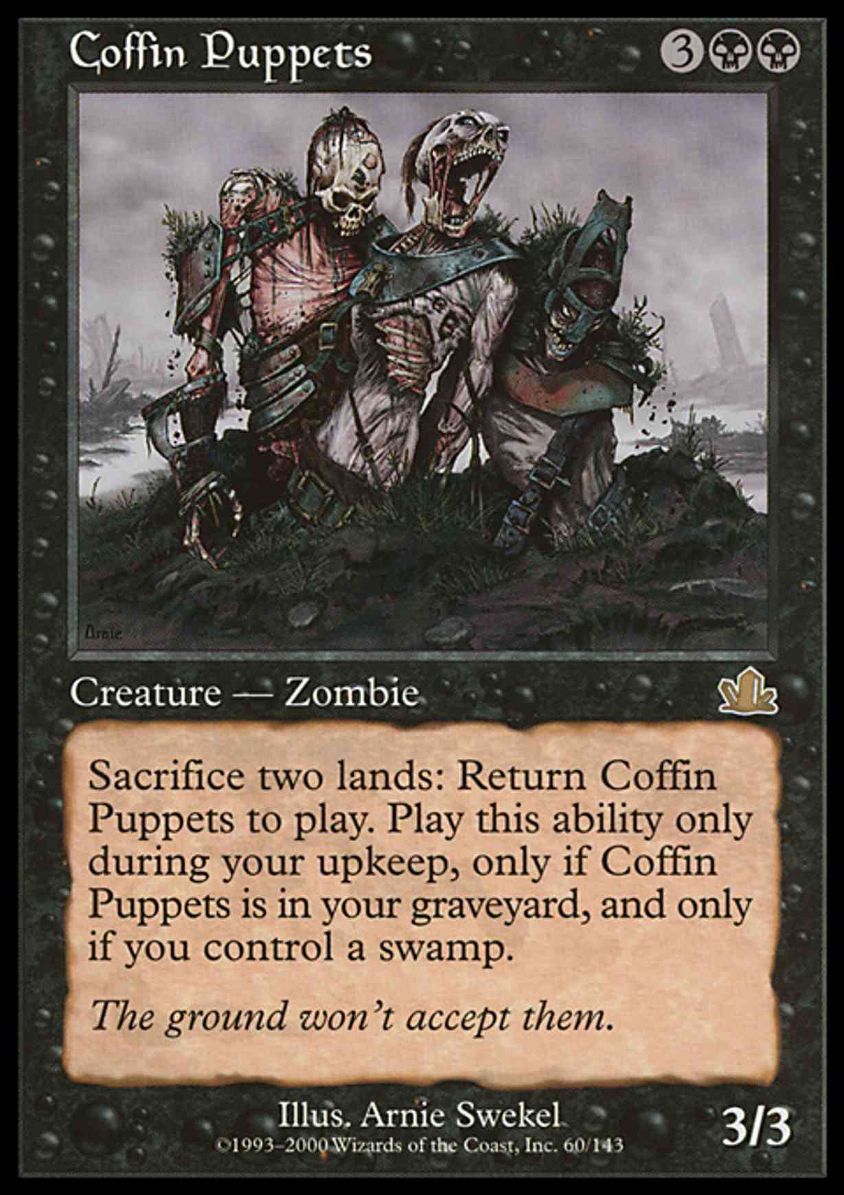 Coffin Puppets magic card front