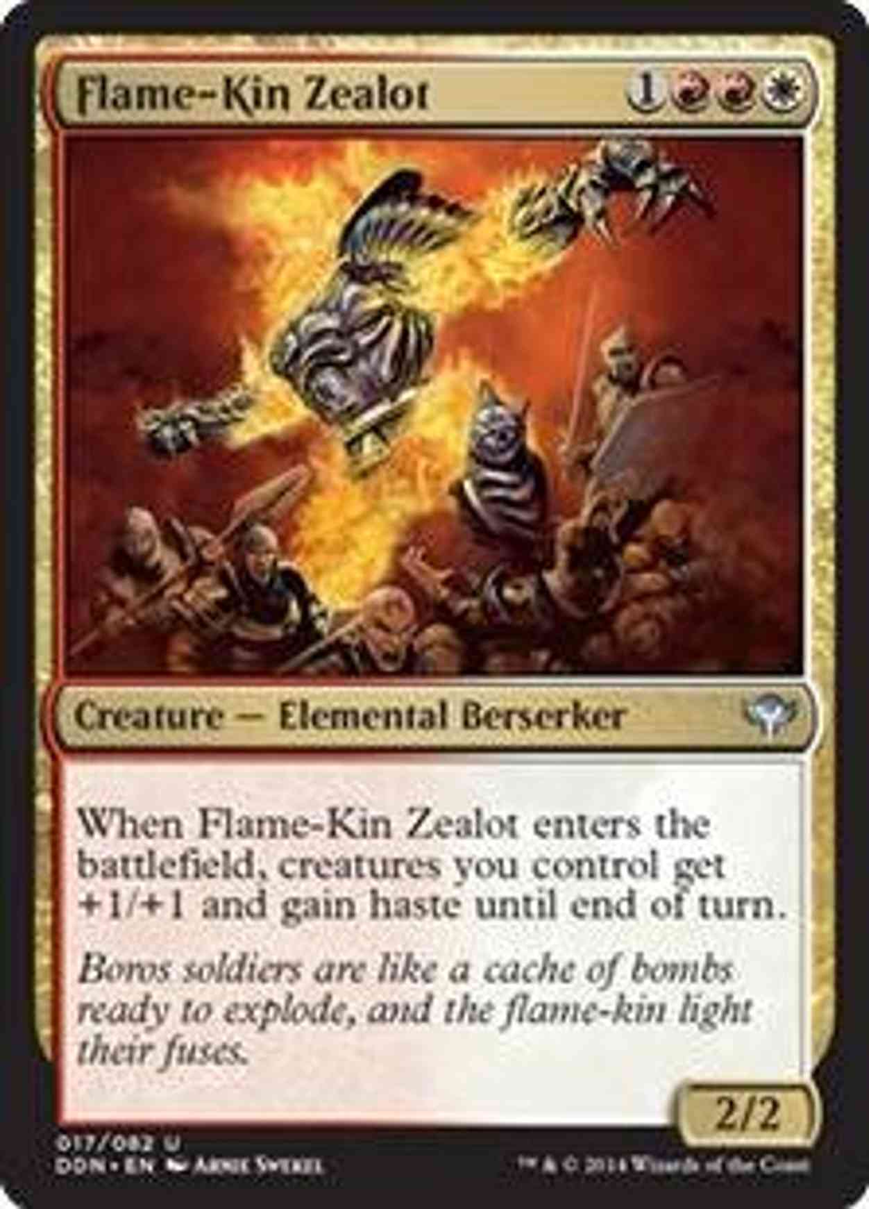 Flame-Kin Zealot magic card front