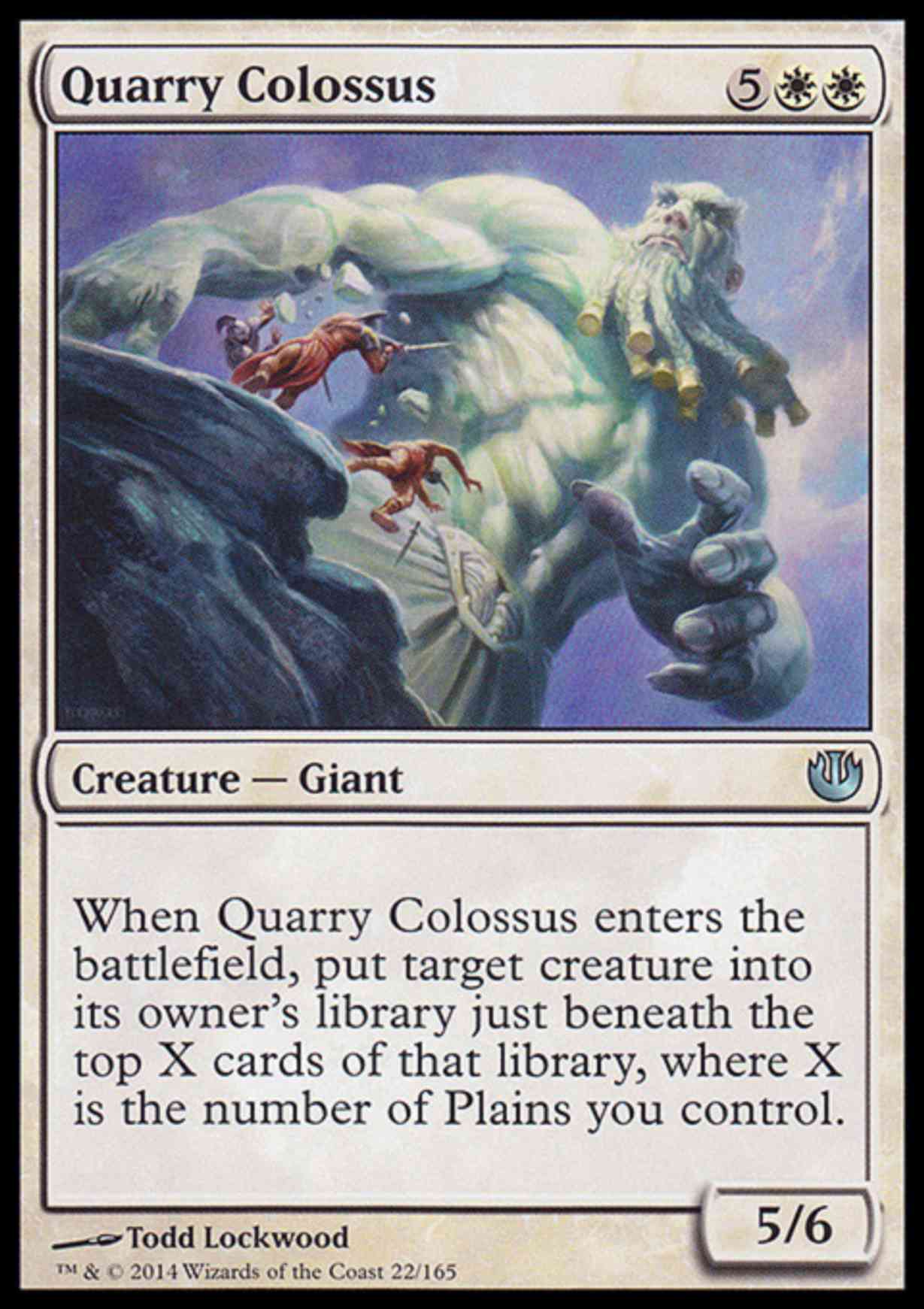 Quarry Colossus magic card front