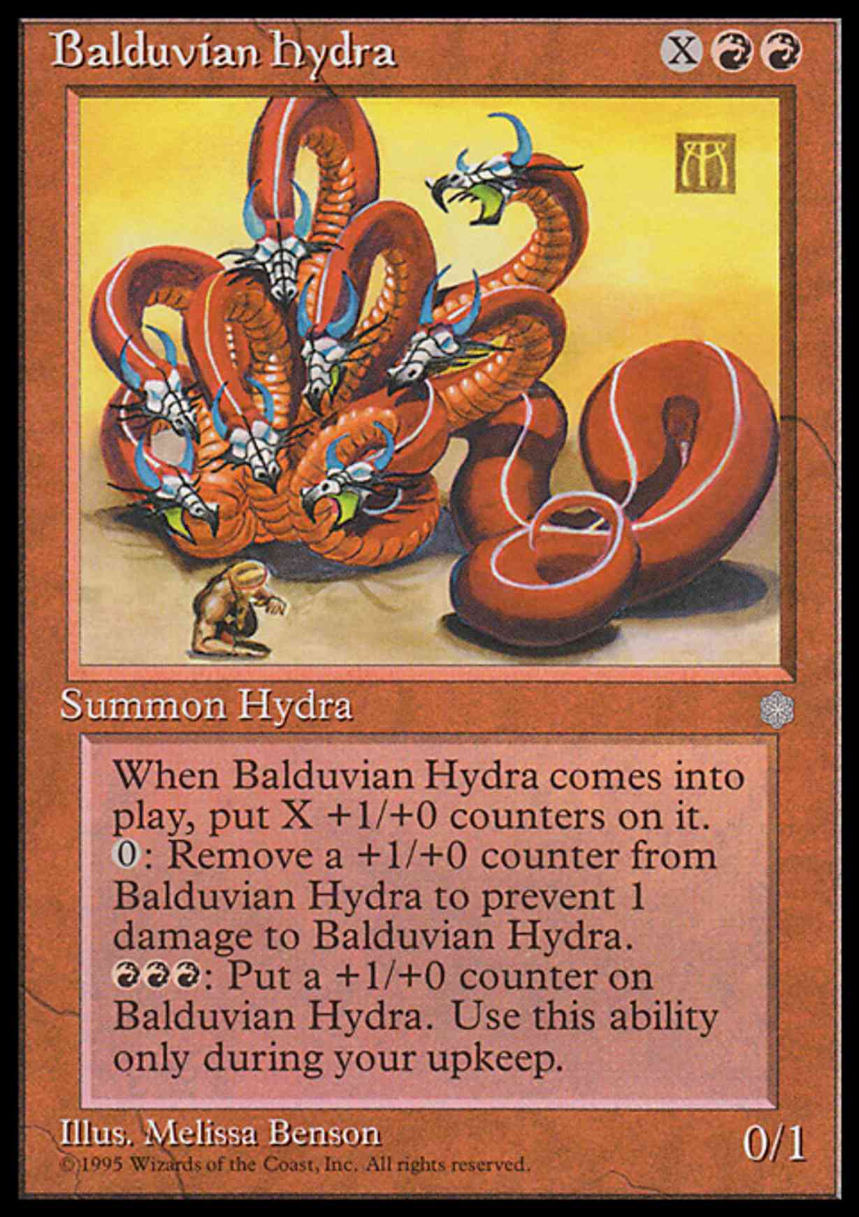 Balduvian Hydra magic card front