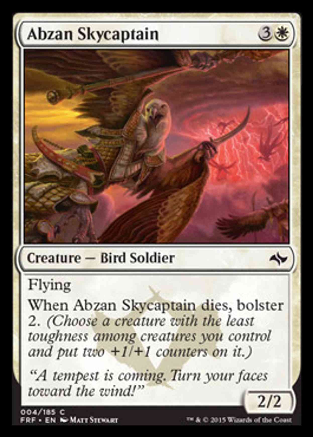Abzan Skycaptain magic card front