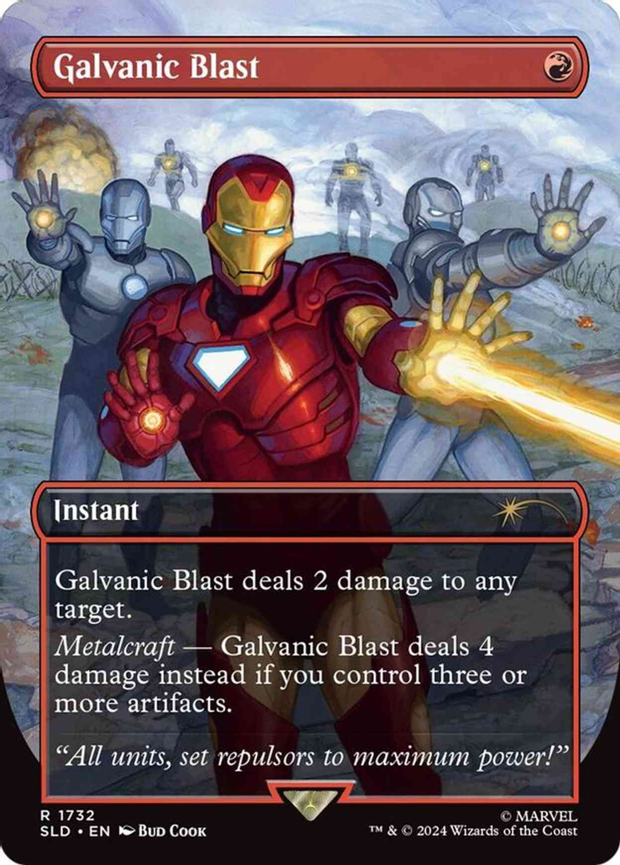 Galvanic Blast magic card front