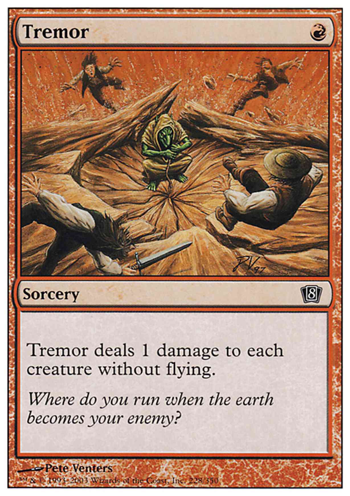 Tremor magic card front