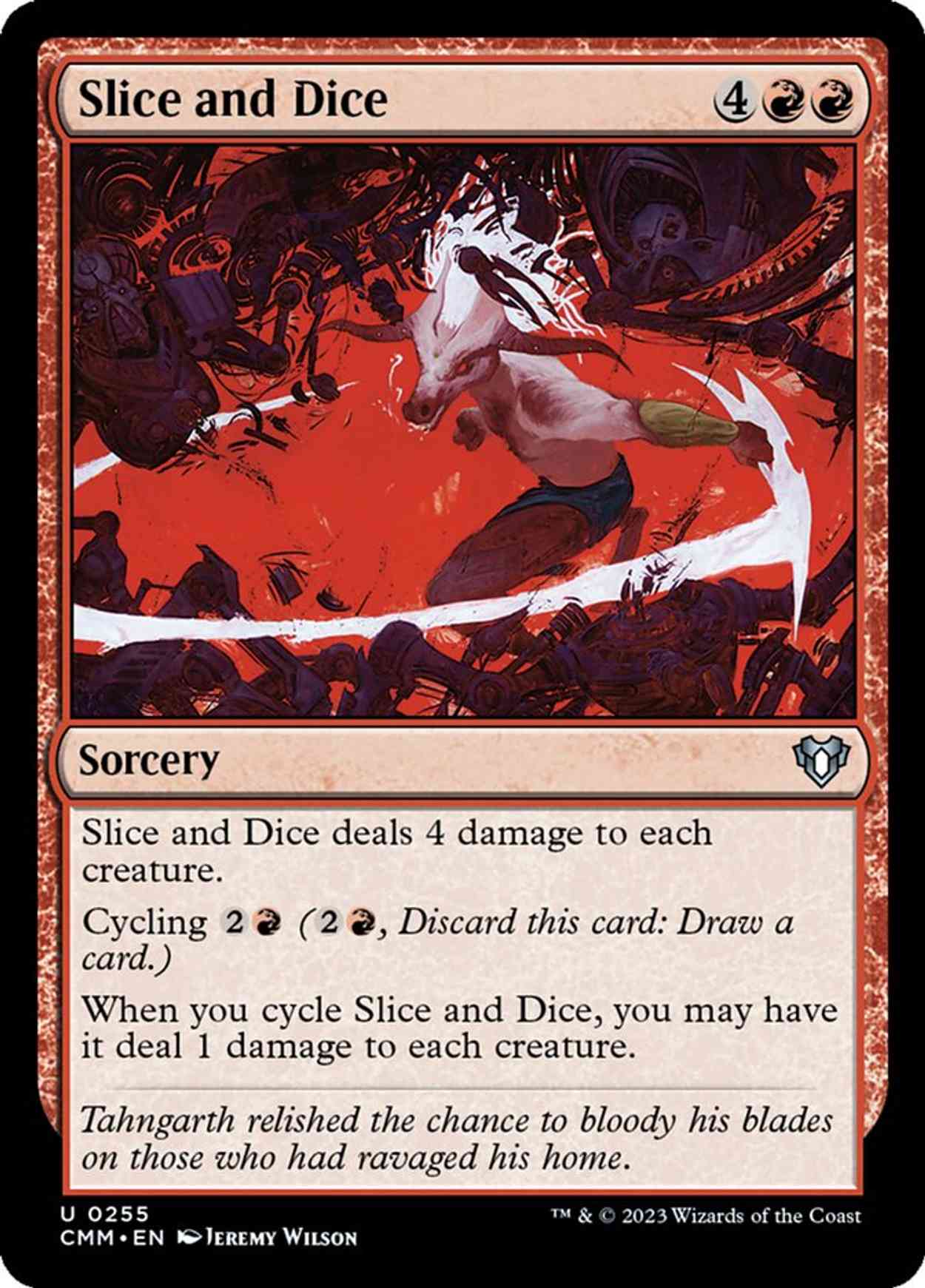 Slice and Dice magic card front