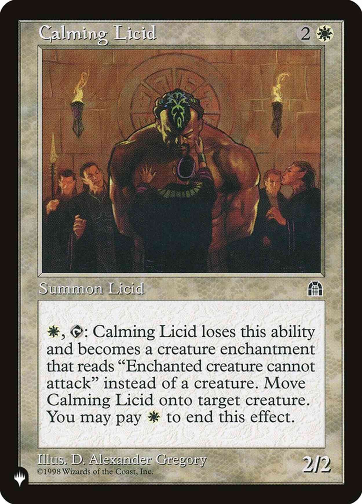 Calming Licid magic card front