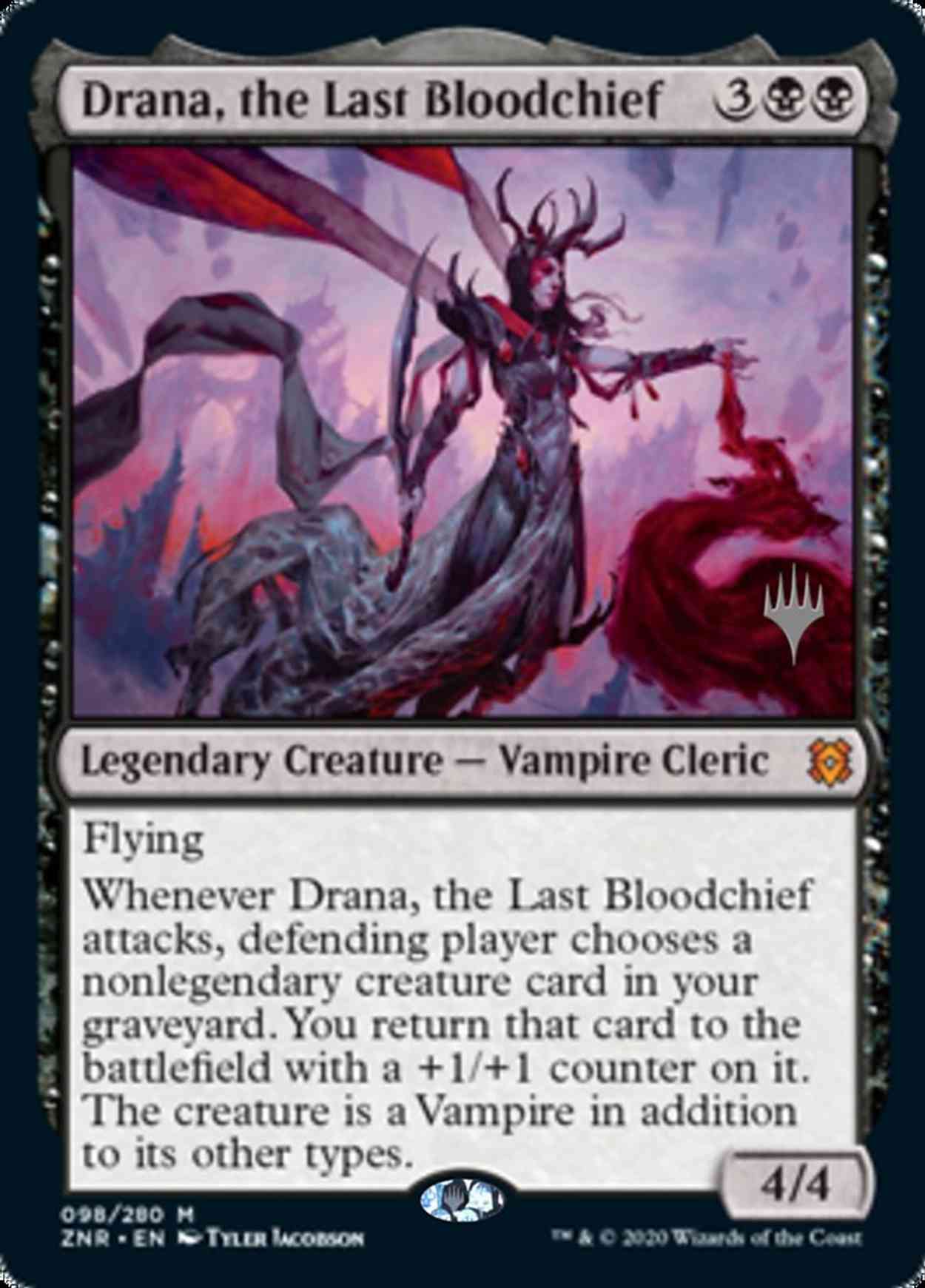Drana, the Last Bloodchief magic card front