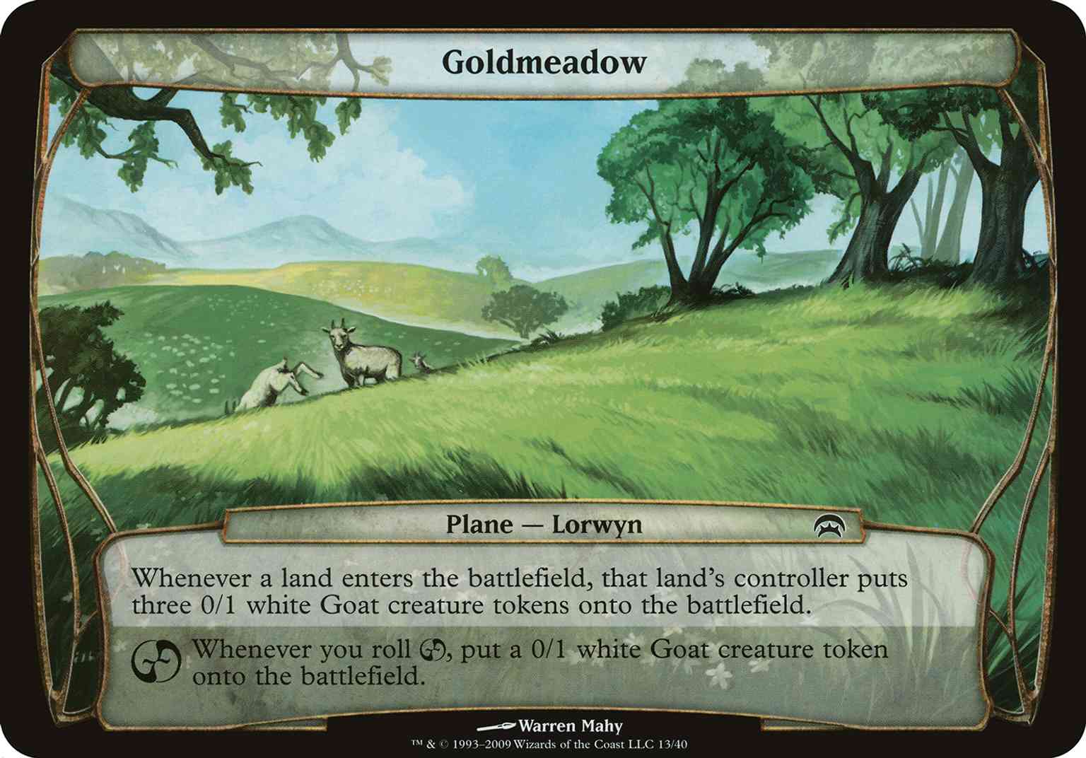 Goldmeadow (Planechase) magic card front
