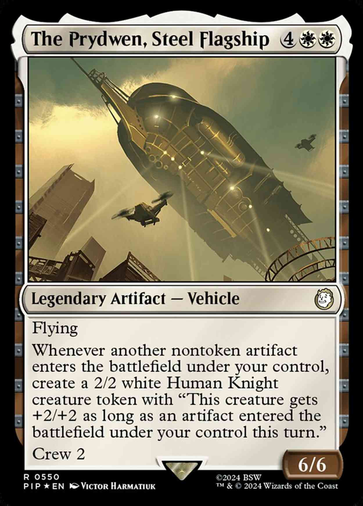 The Prydwen, Steel Flagship (Surge Foil) magic card front