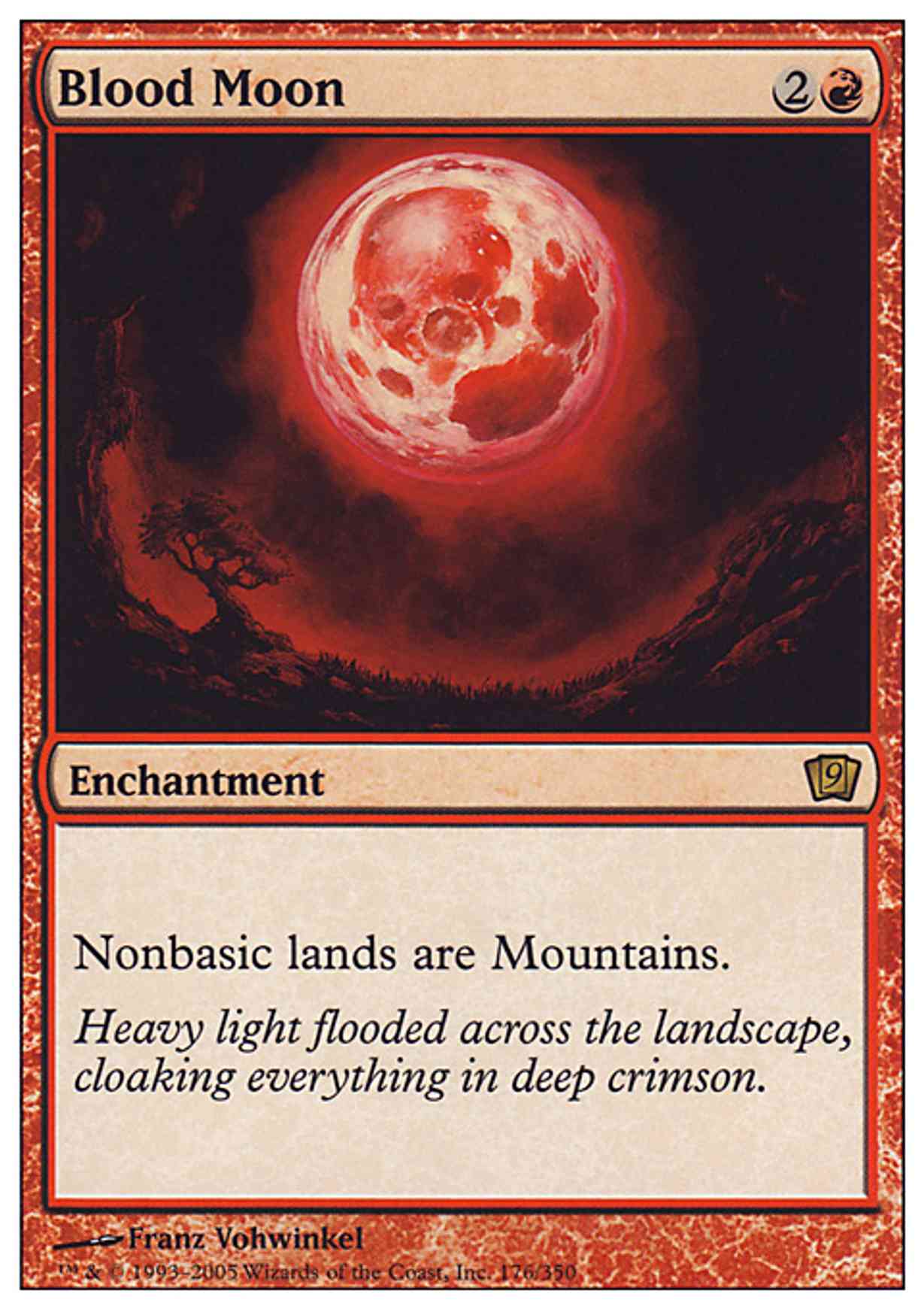 Blood Moon magic card front