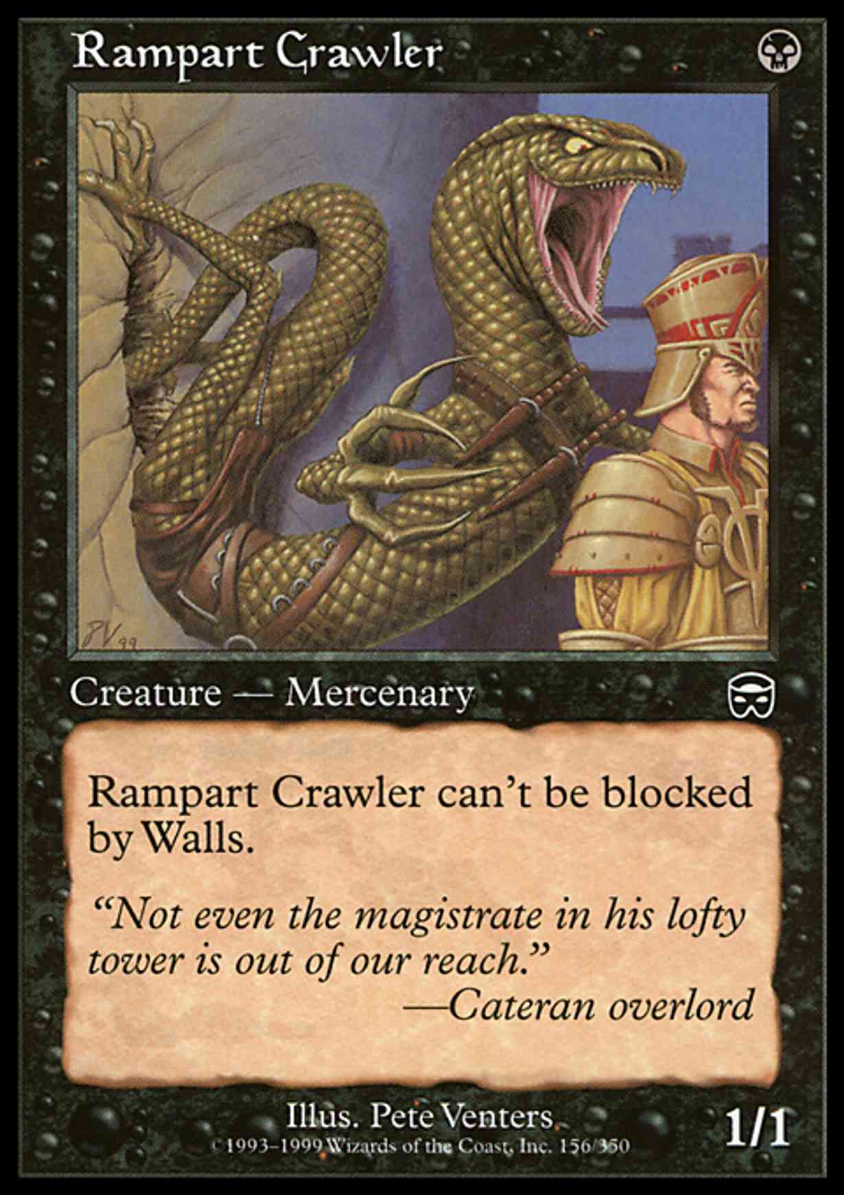 Rampart Crawler magic card front